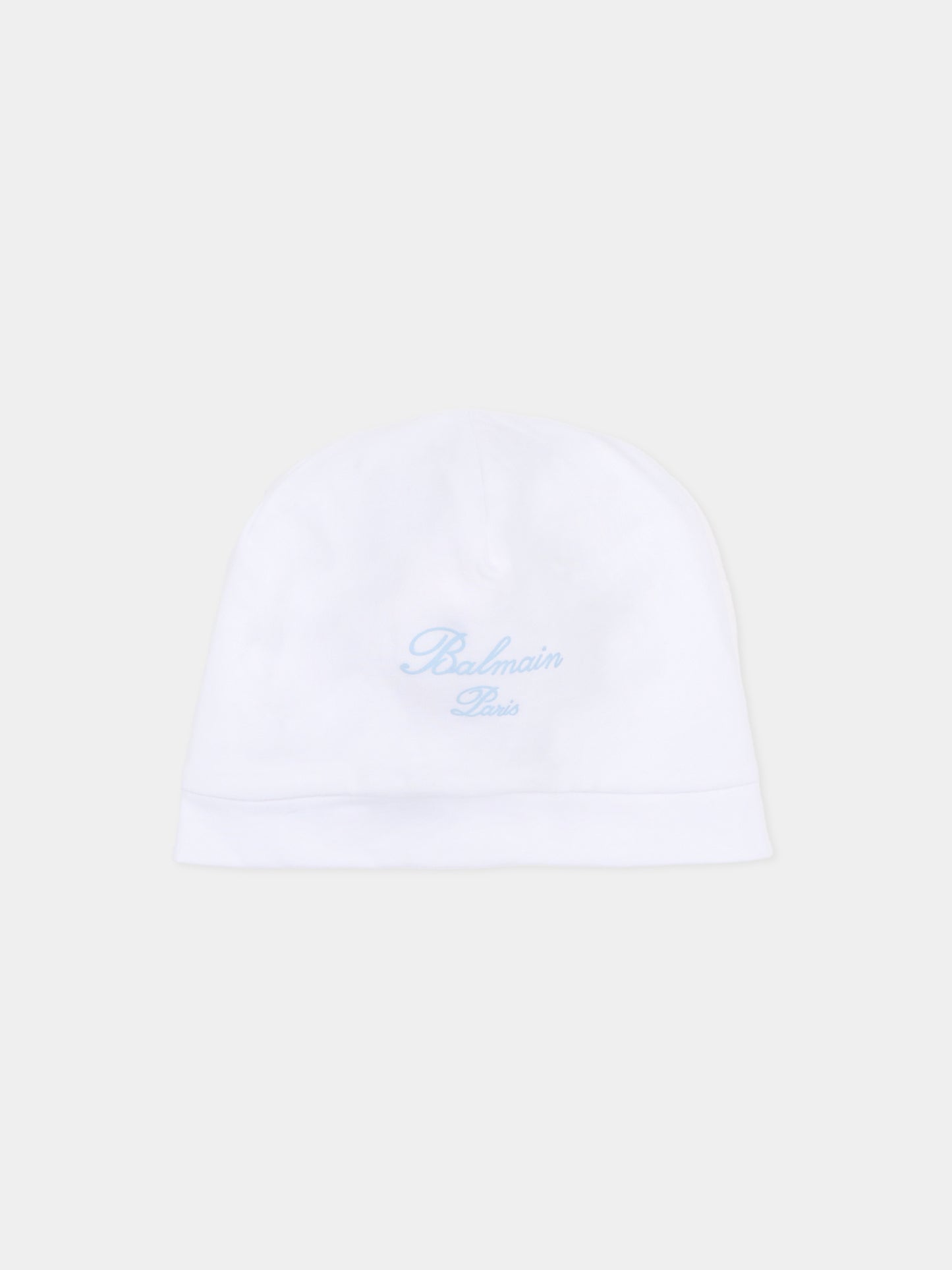 Set bianco per neonato con logo e stelle,Balmain Kids,BUB61A Z0082 100CE