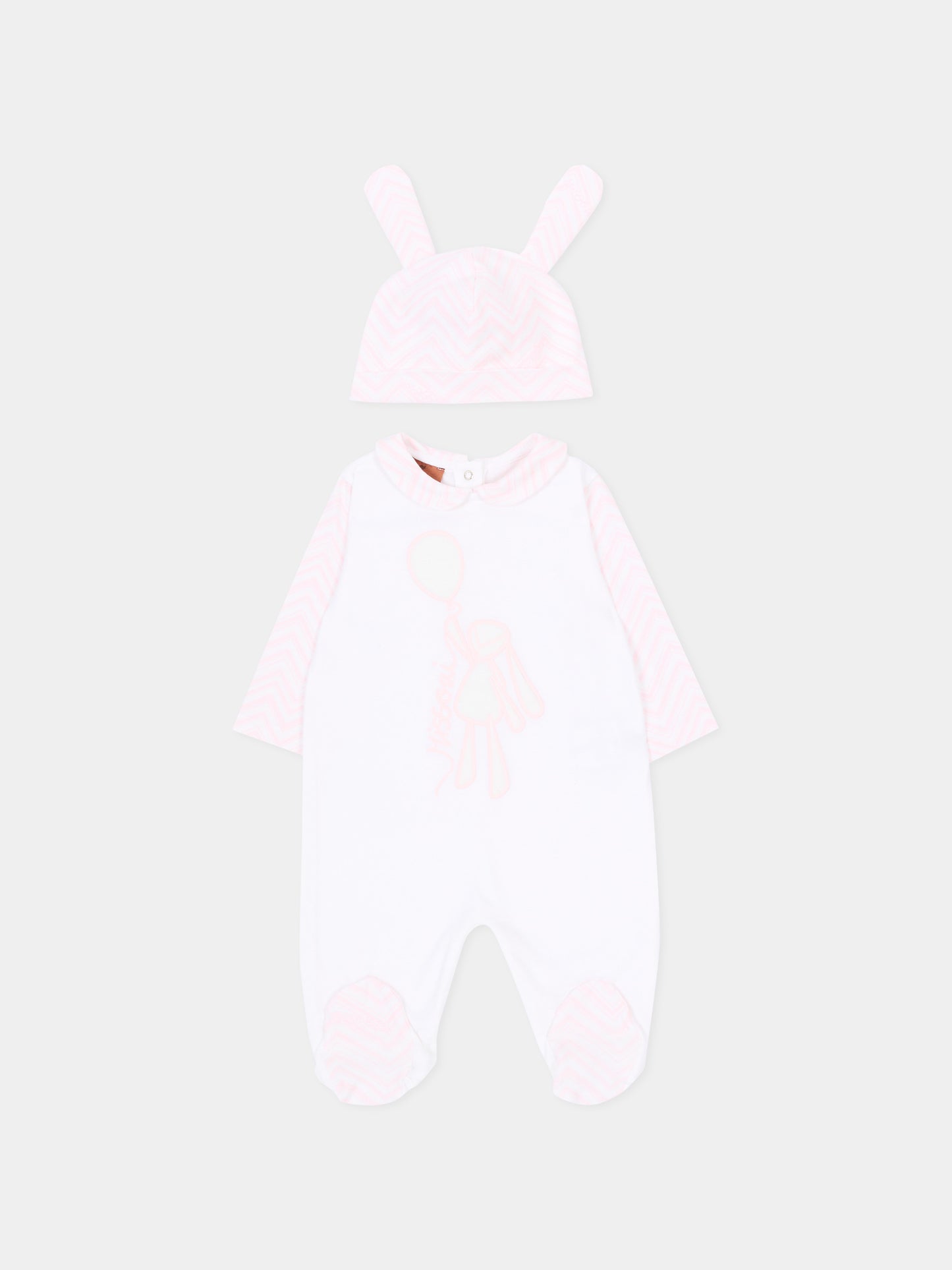 White set for babykids with logo