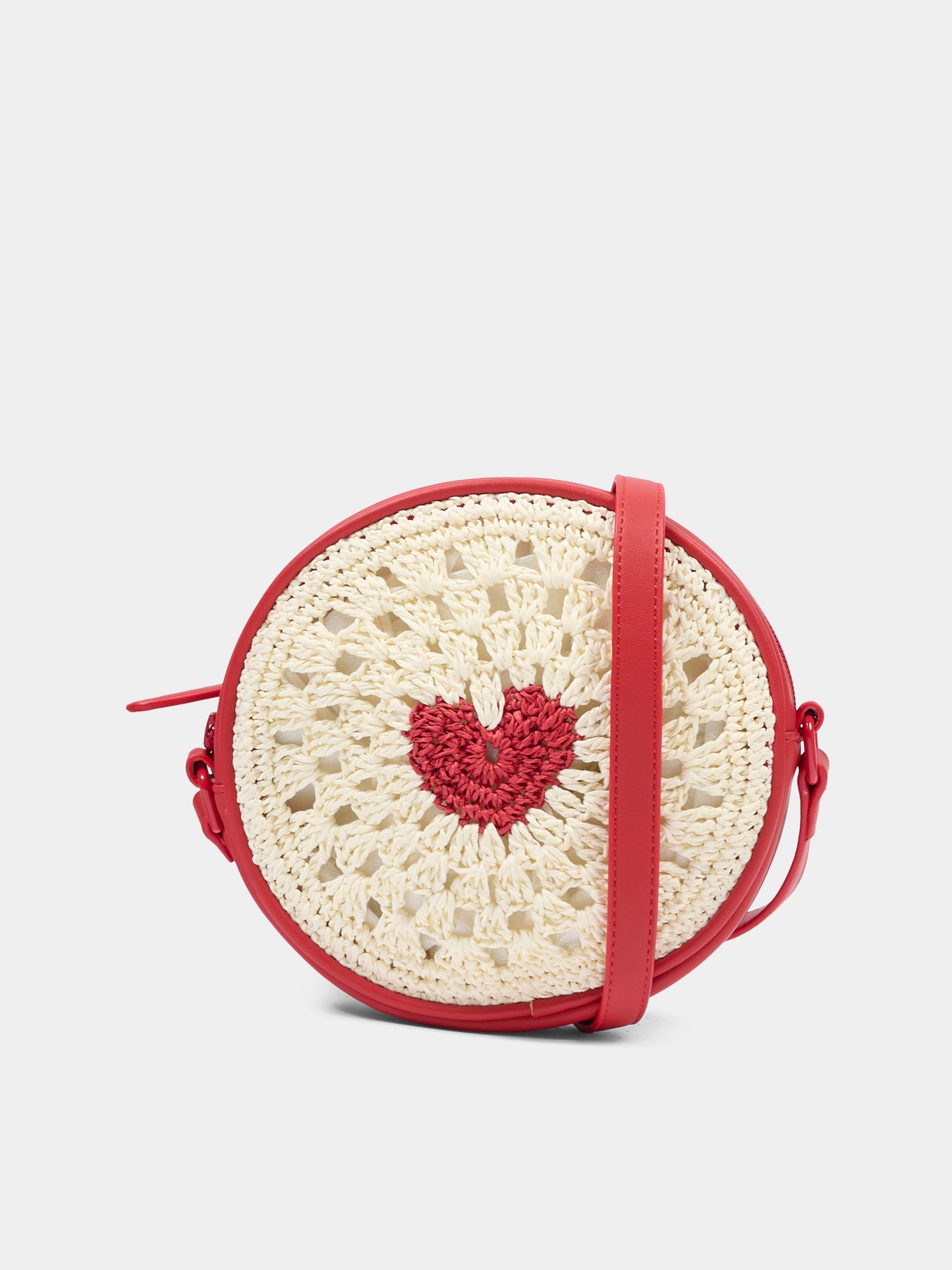 Borsa rossa per bambina con cuore,Stella Mccartney Kids,TU0B78 Z1924 165