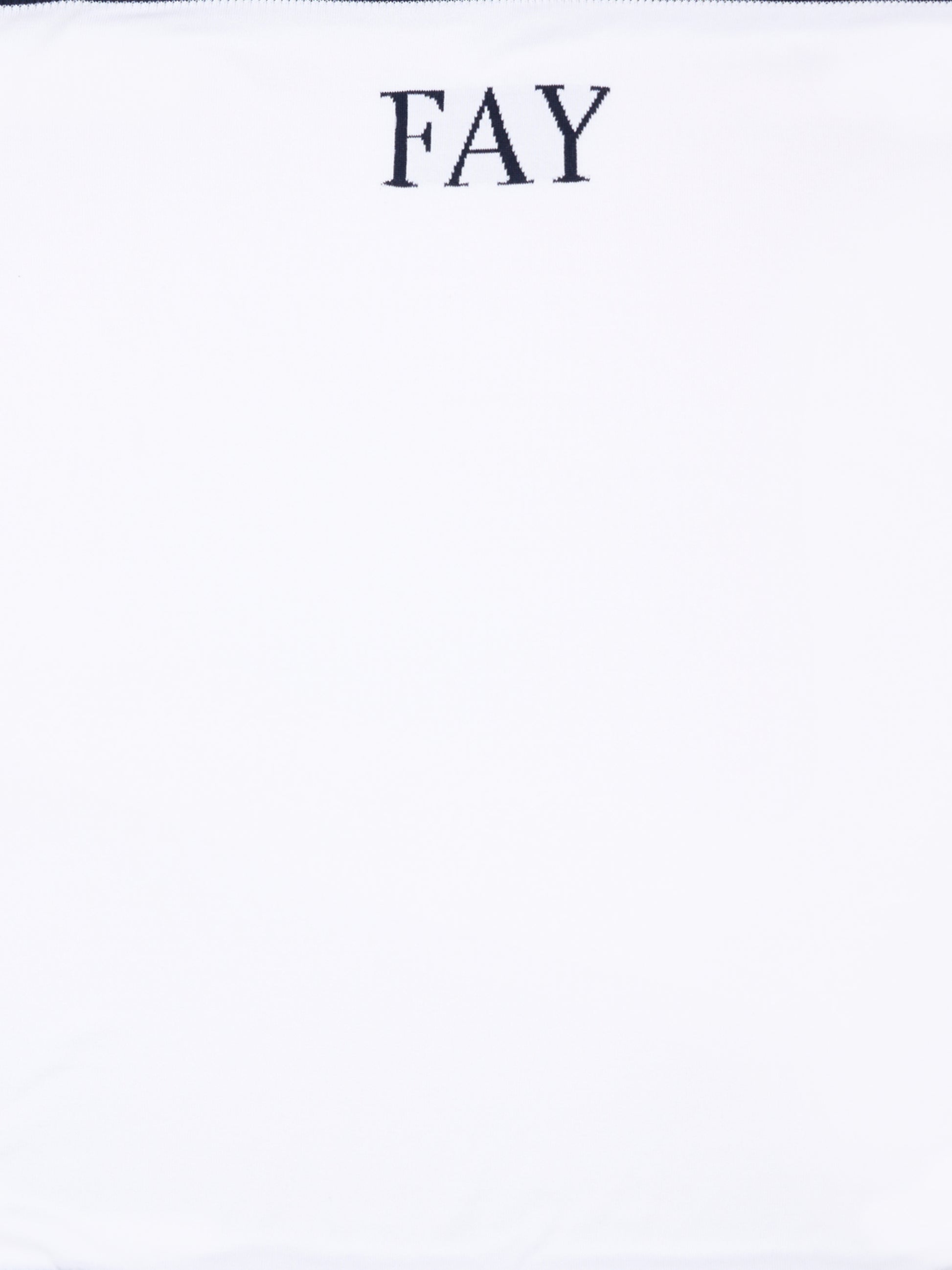 Coperta bianca per neonato con logo,Fay Kids,FS0530 X0005 100BL