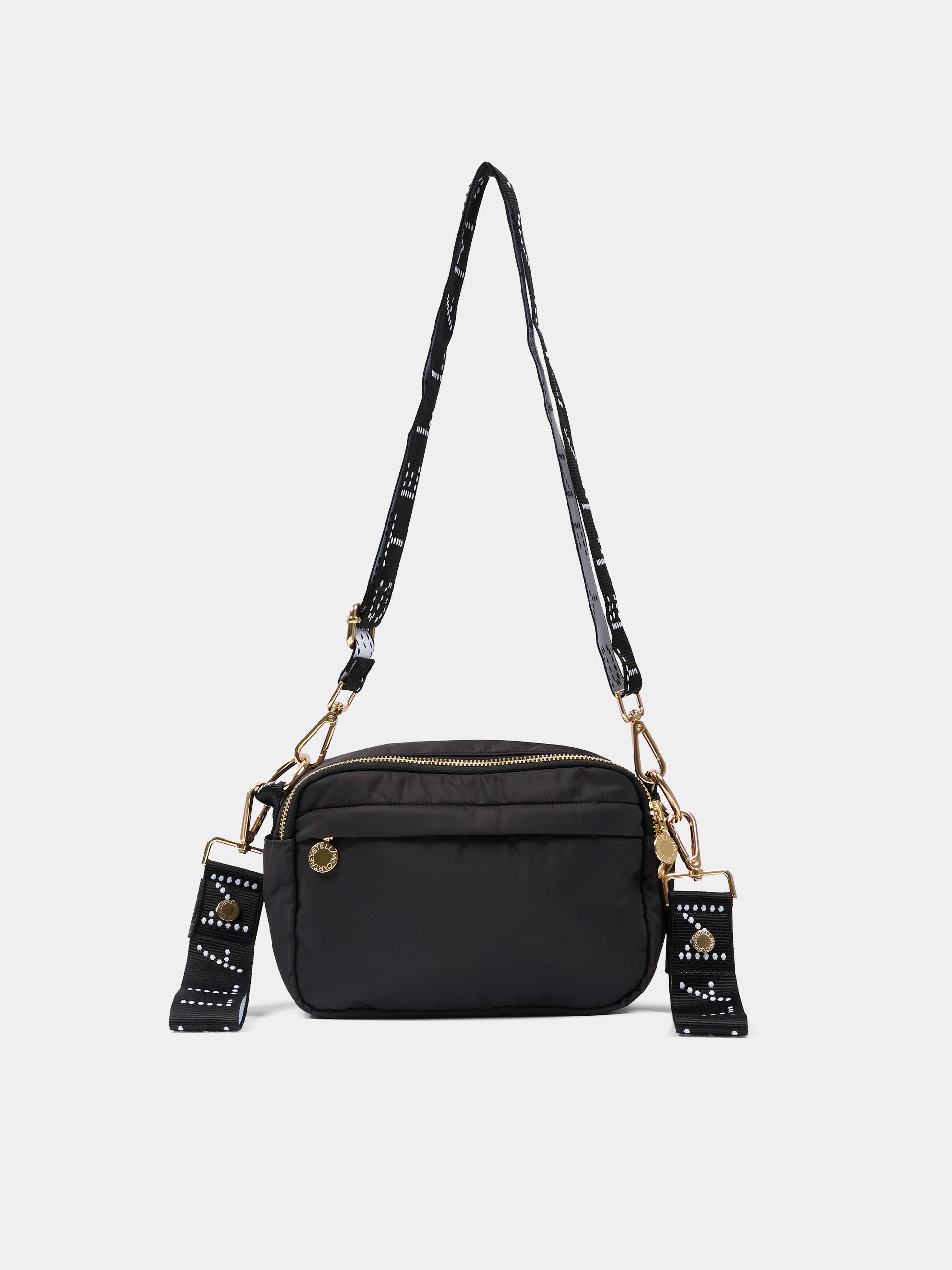 Borsa nera per bambina con logo,Stella Mccartney Kids,TV0508 Z0537 930