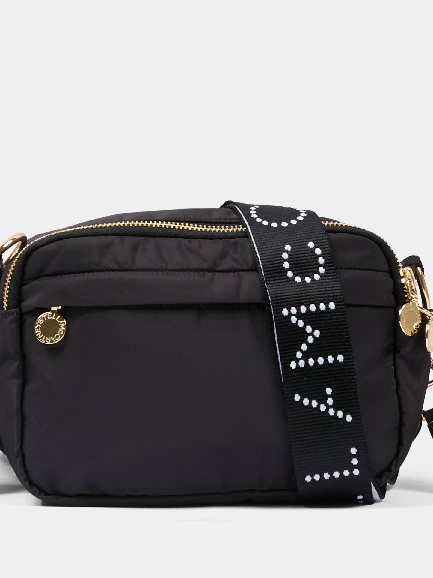 Borsa nera per bambina con logo,Stella Mccartney Kids,TV0508 Z0537 930