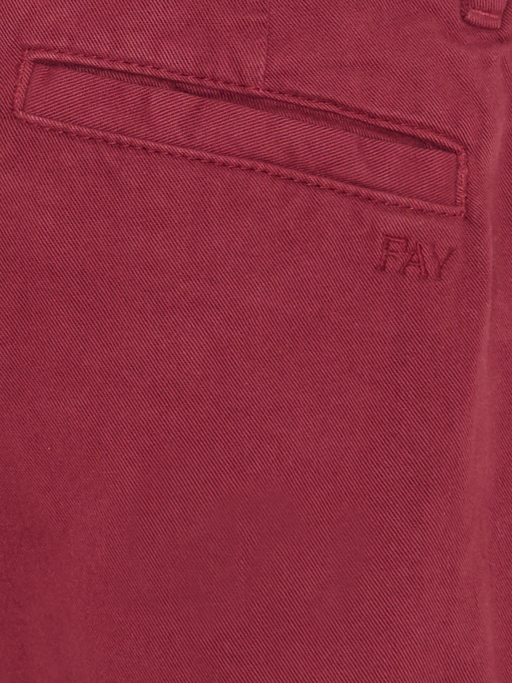 Pantaloni bordeaux per bambino con logo,Fay Kids,FT6P10 Z1772 416