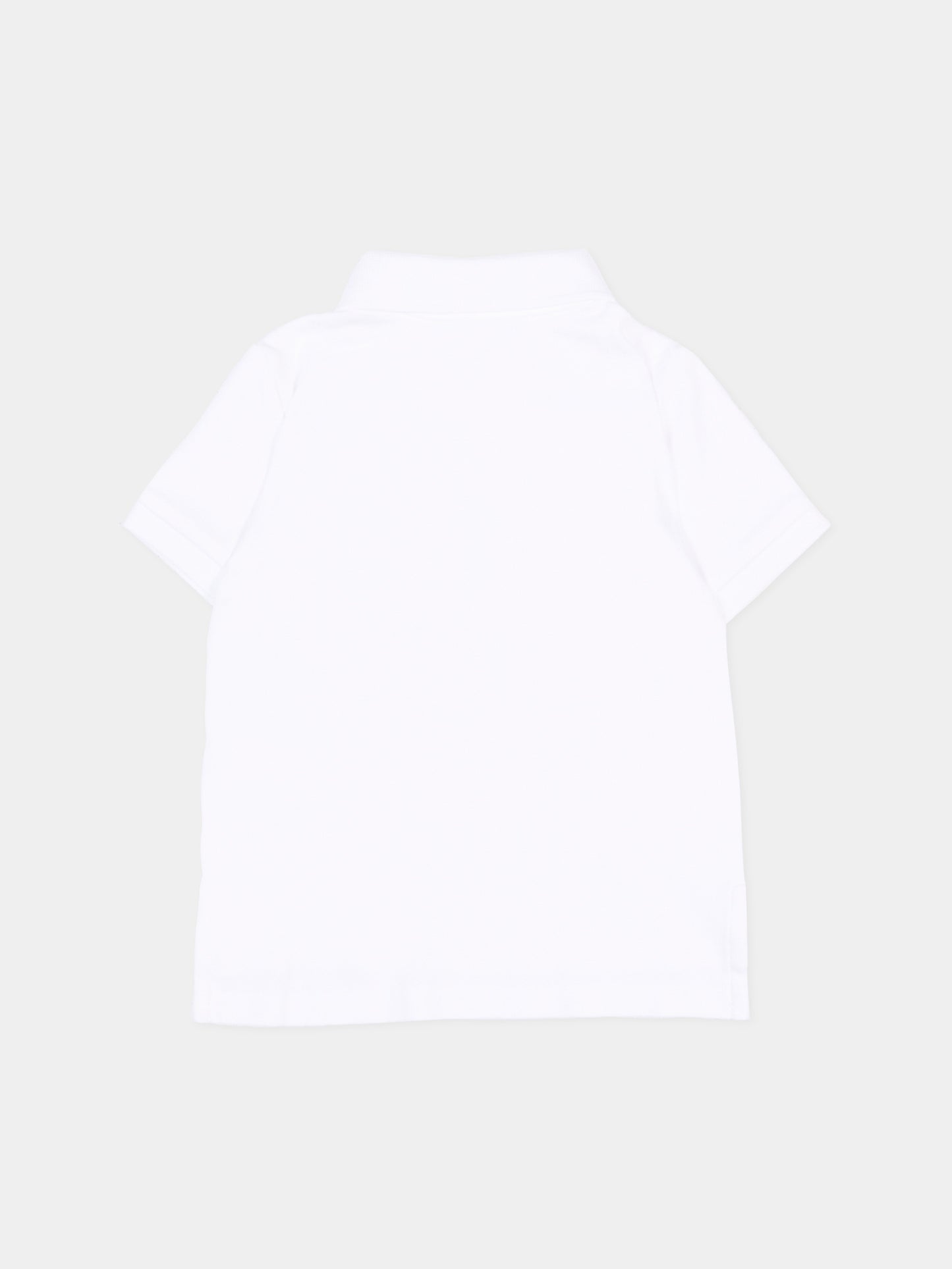 Polo bianca per neonati con Pony,Ralph Lauren Kids,570127001