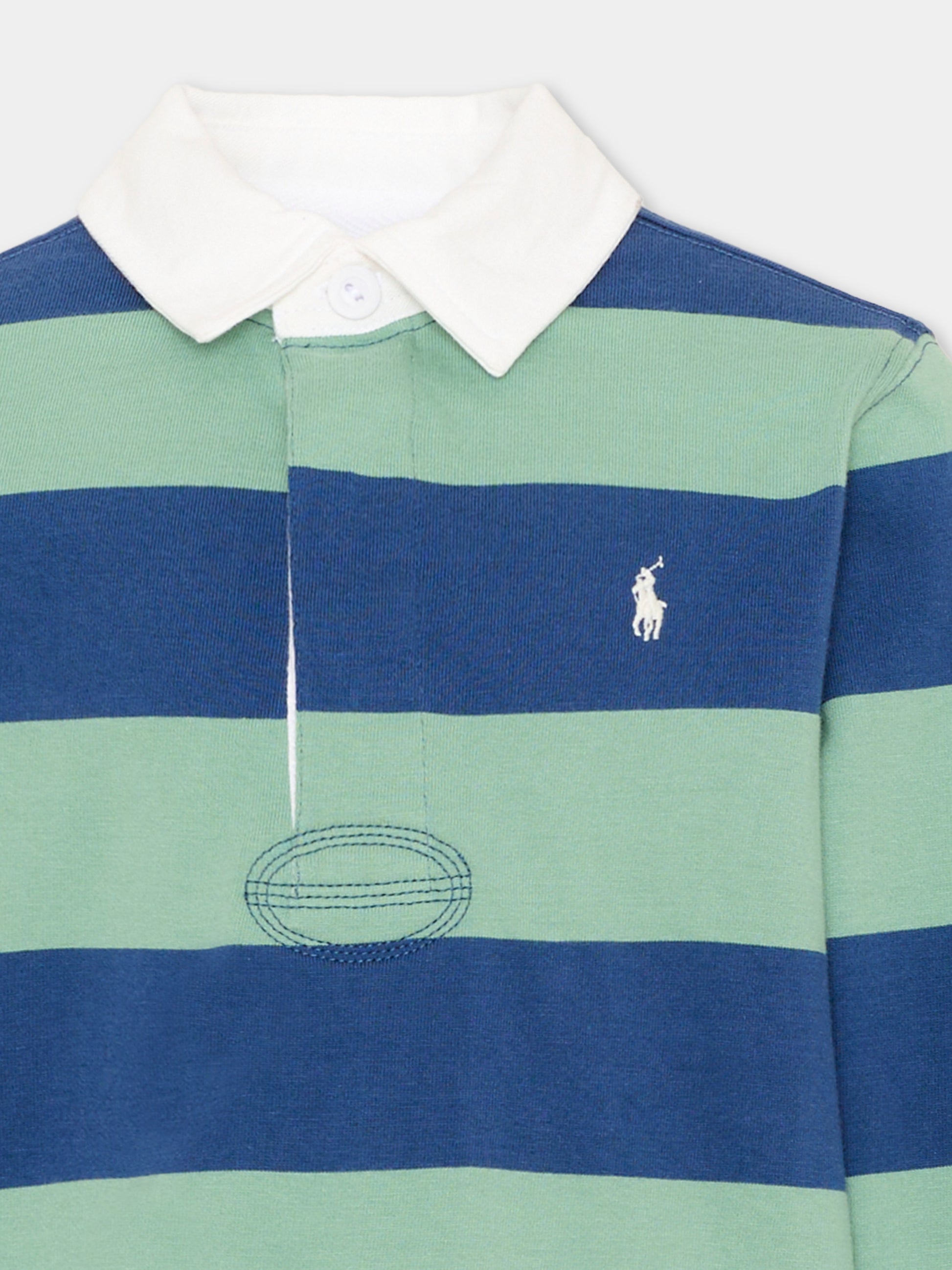 Polo multicolor per bambino a righe,Ralph Lauren Kids,932280500