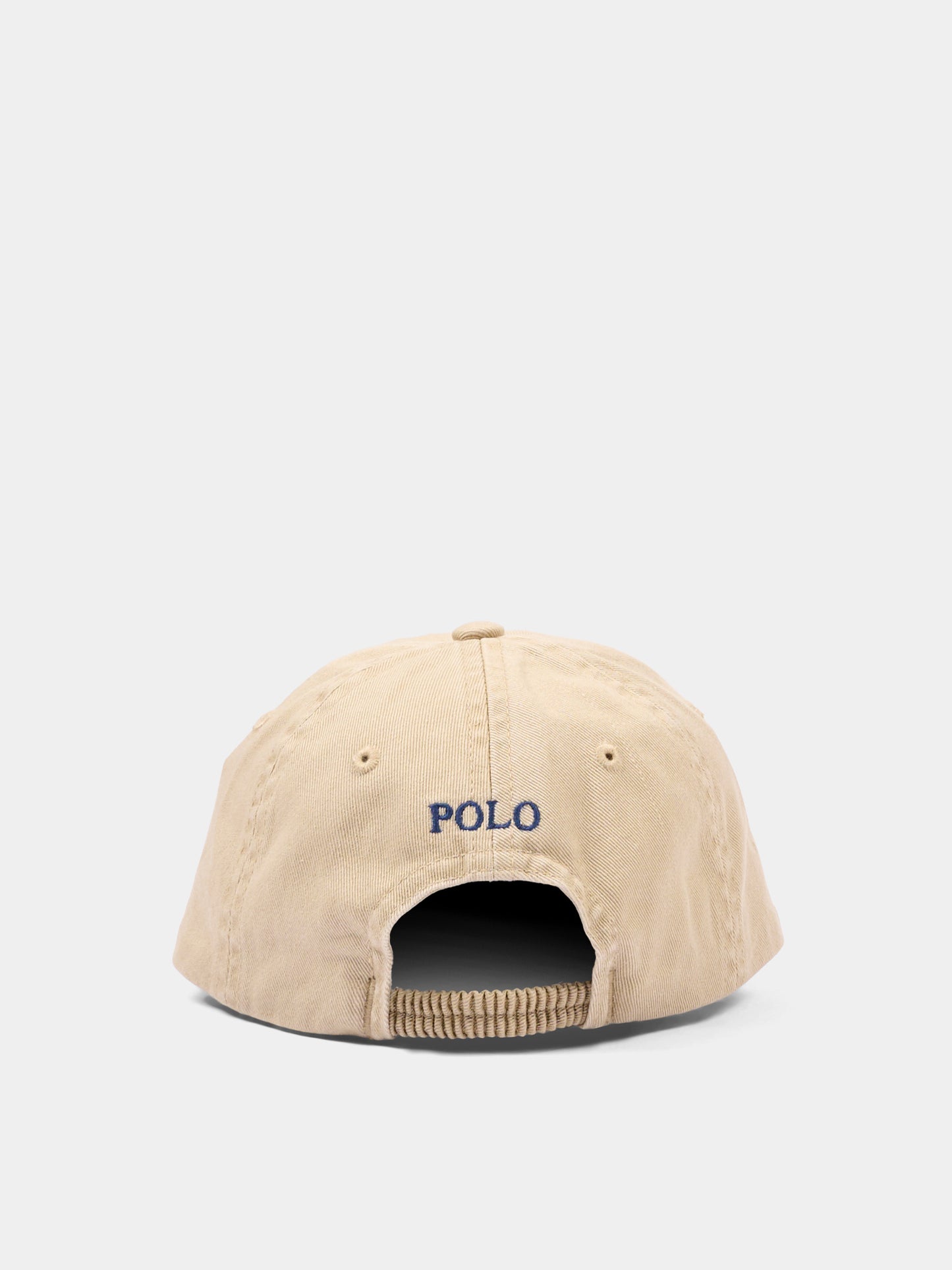 Cappello con visiera beige per neonati,Ralph Lauren Kids,552489002