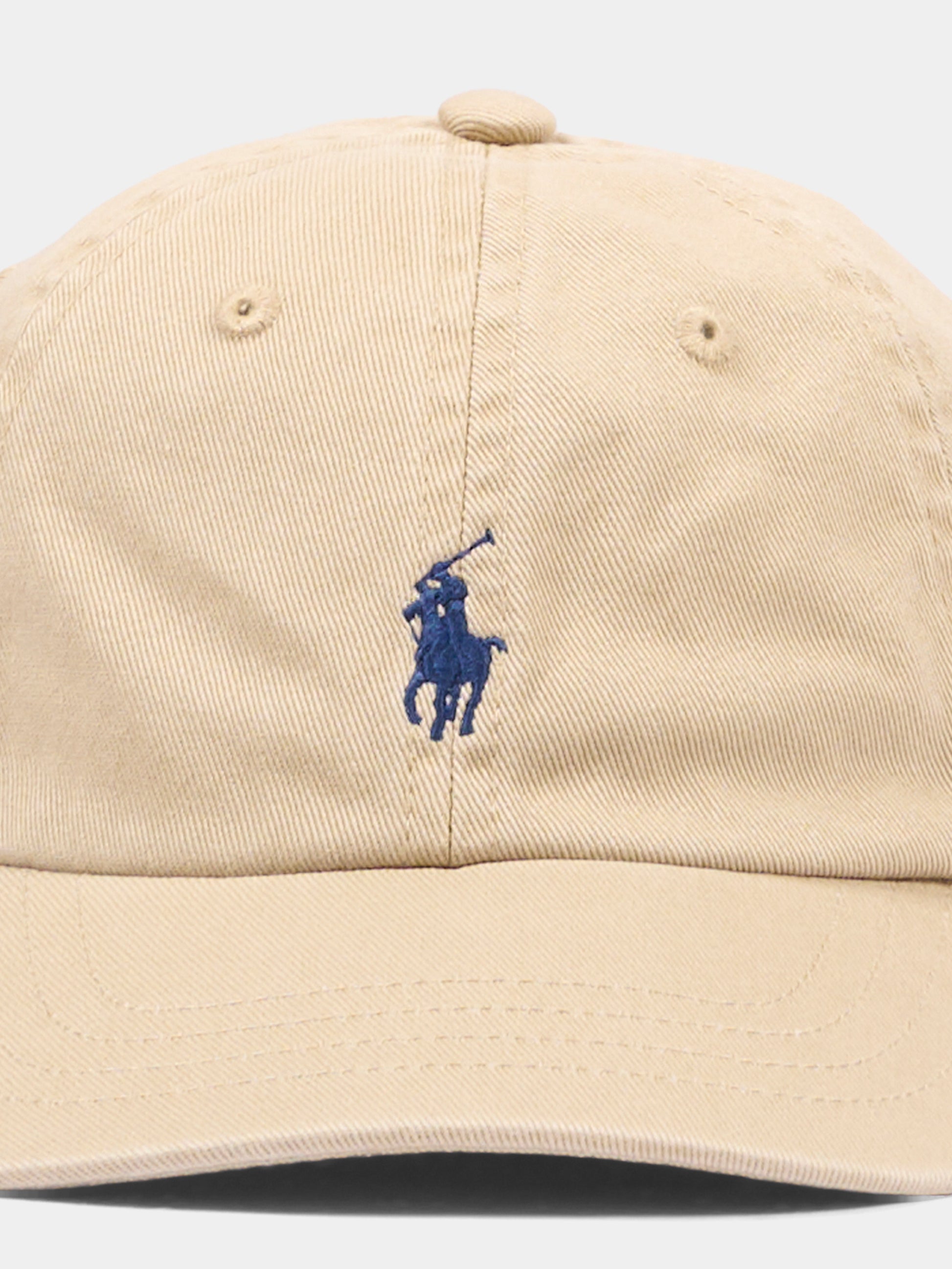 Cappello con visiera beige per neonati,Ralph Lauren Kids,552489002