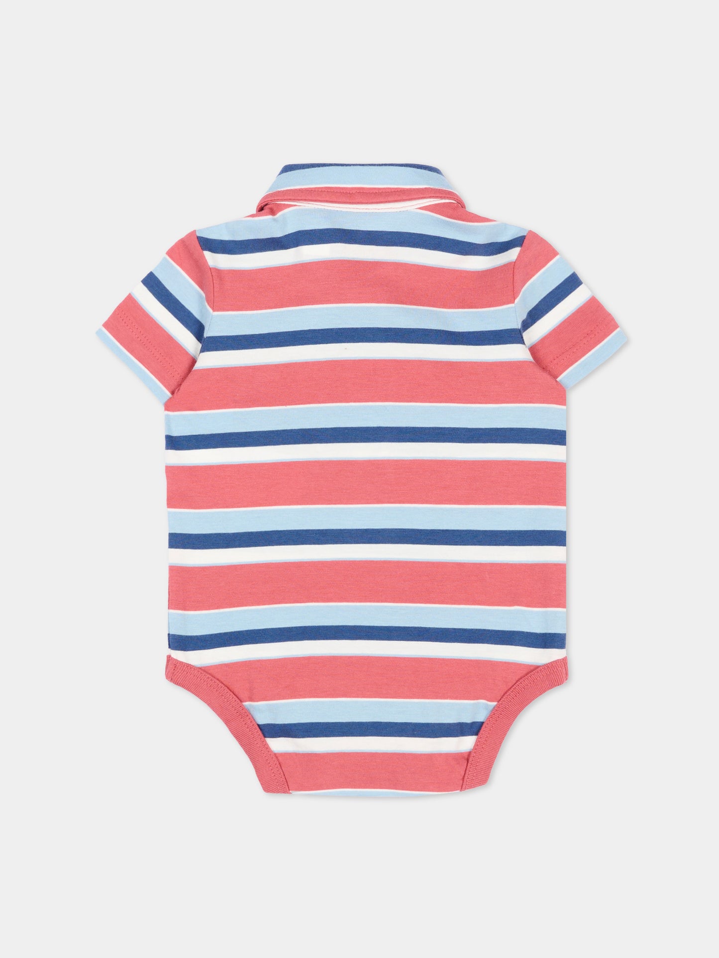 Body multicolor a righe per neonato,Ralph Lauren Kids,B18450001