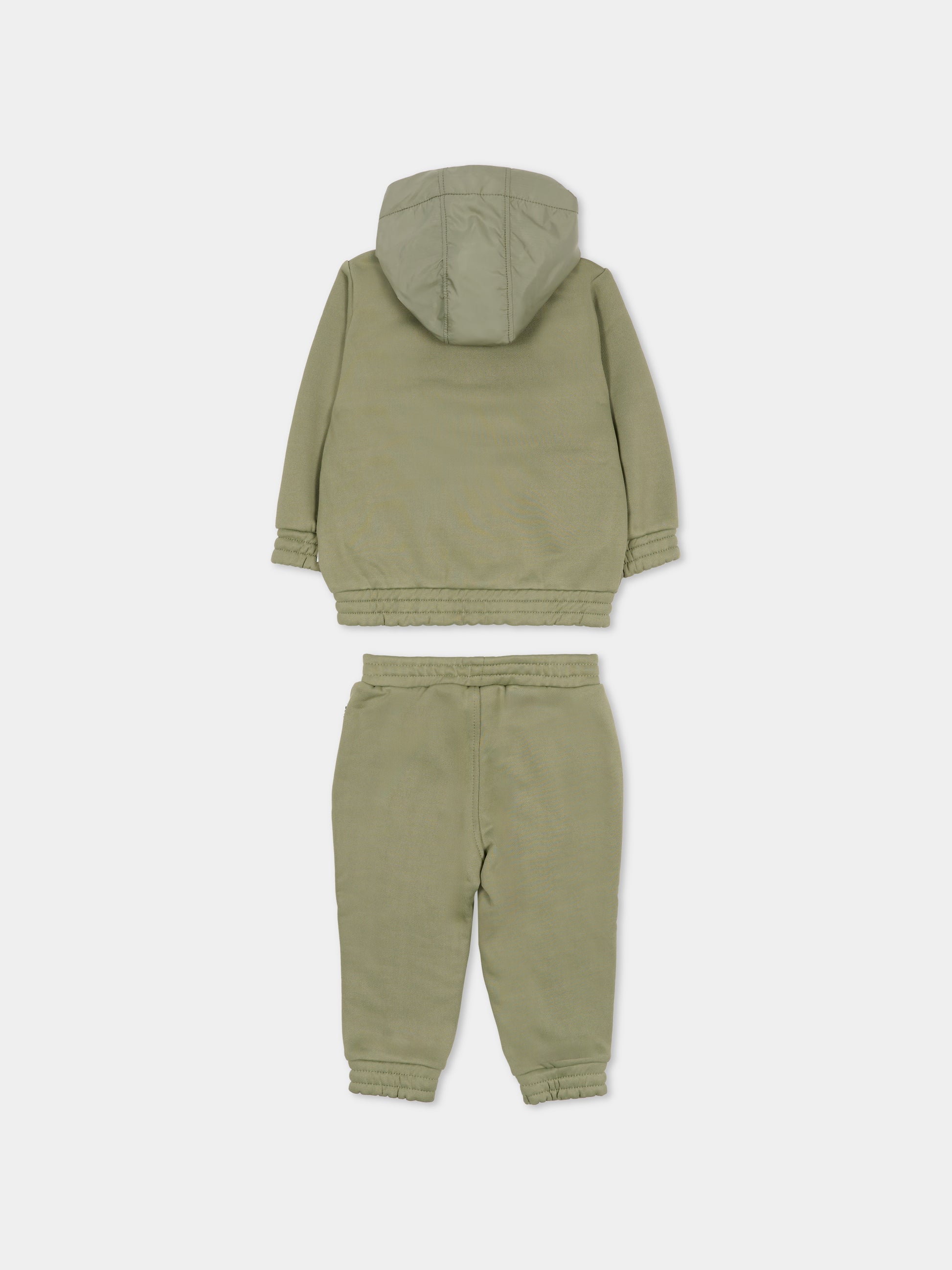 Completo verde per neonato con logo,Boss,J52484 724