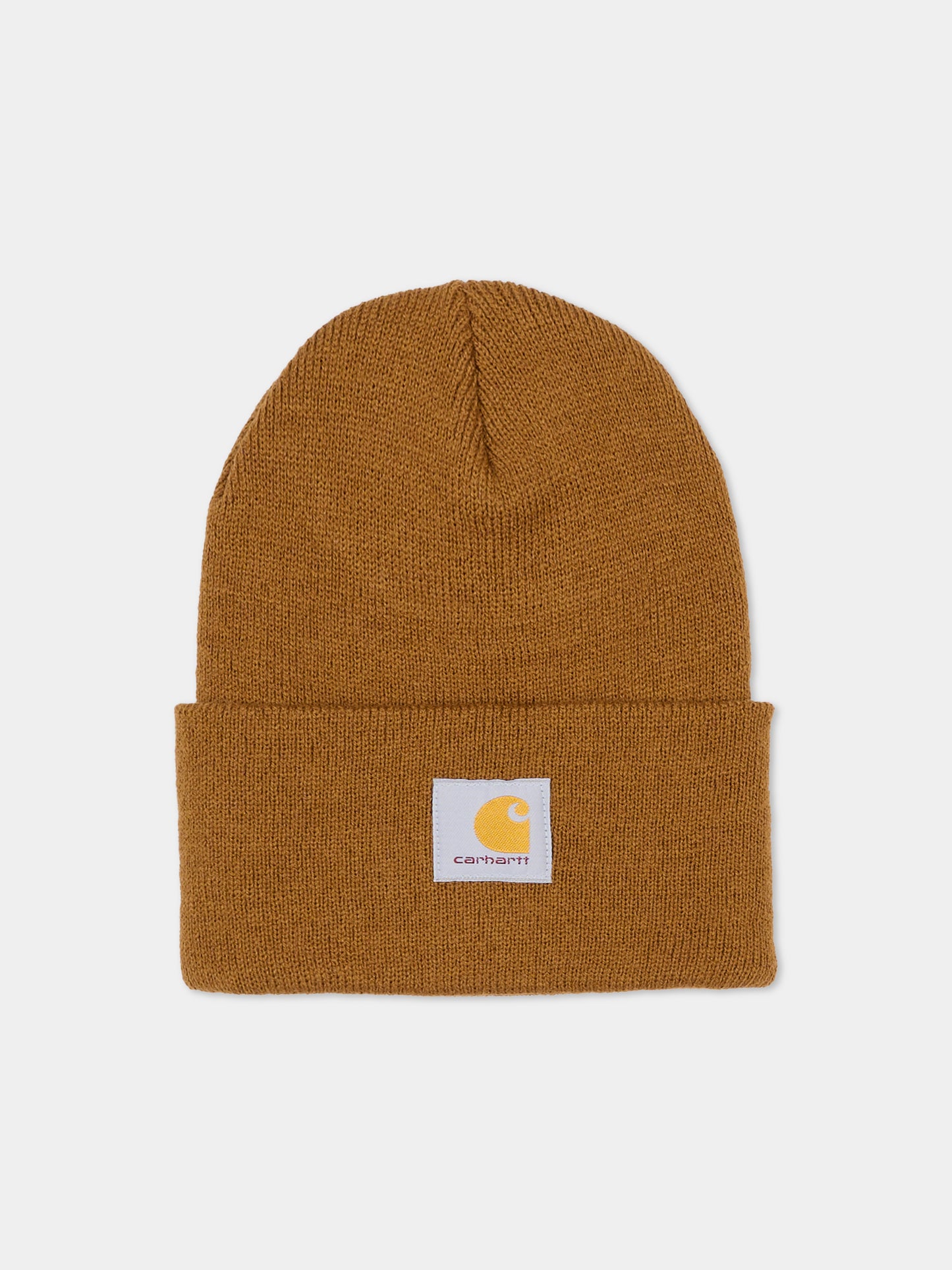 Berretto marrone per bambini con patch,Carhartt,0200146 BROWN