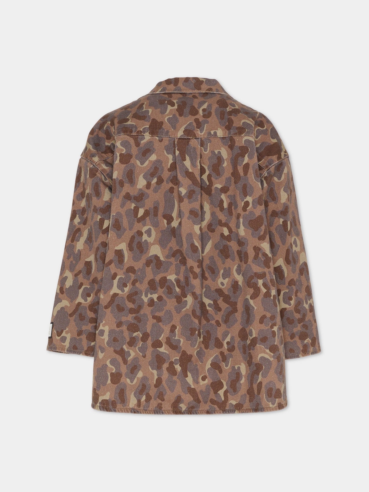 Giacca multicolor per bambina con stampa camouflage,Douuod Kids,DX2Q67 Z3401 334MC