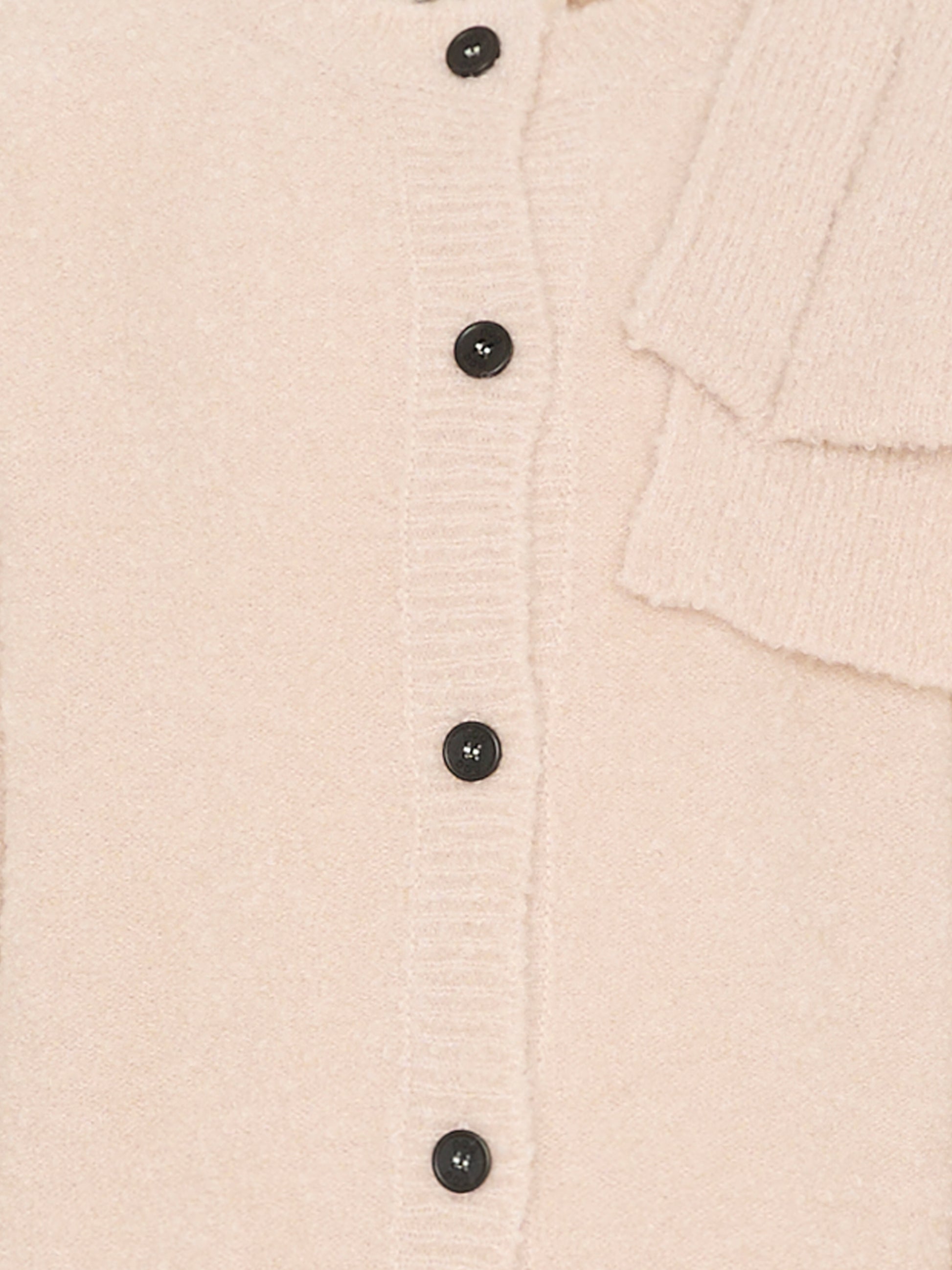 Cardigan beige per bambina con fiocco,Douuod Kids,DX9A20 W0223 107