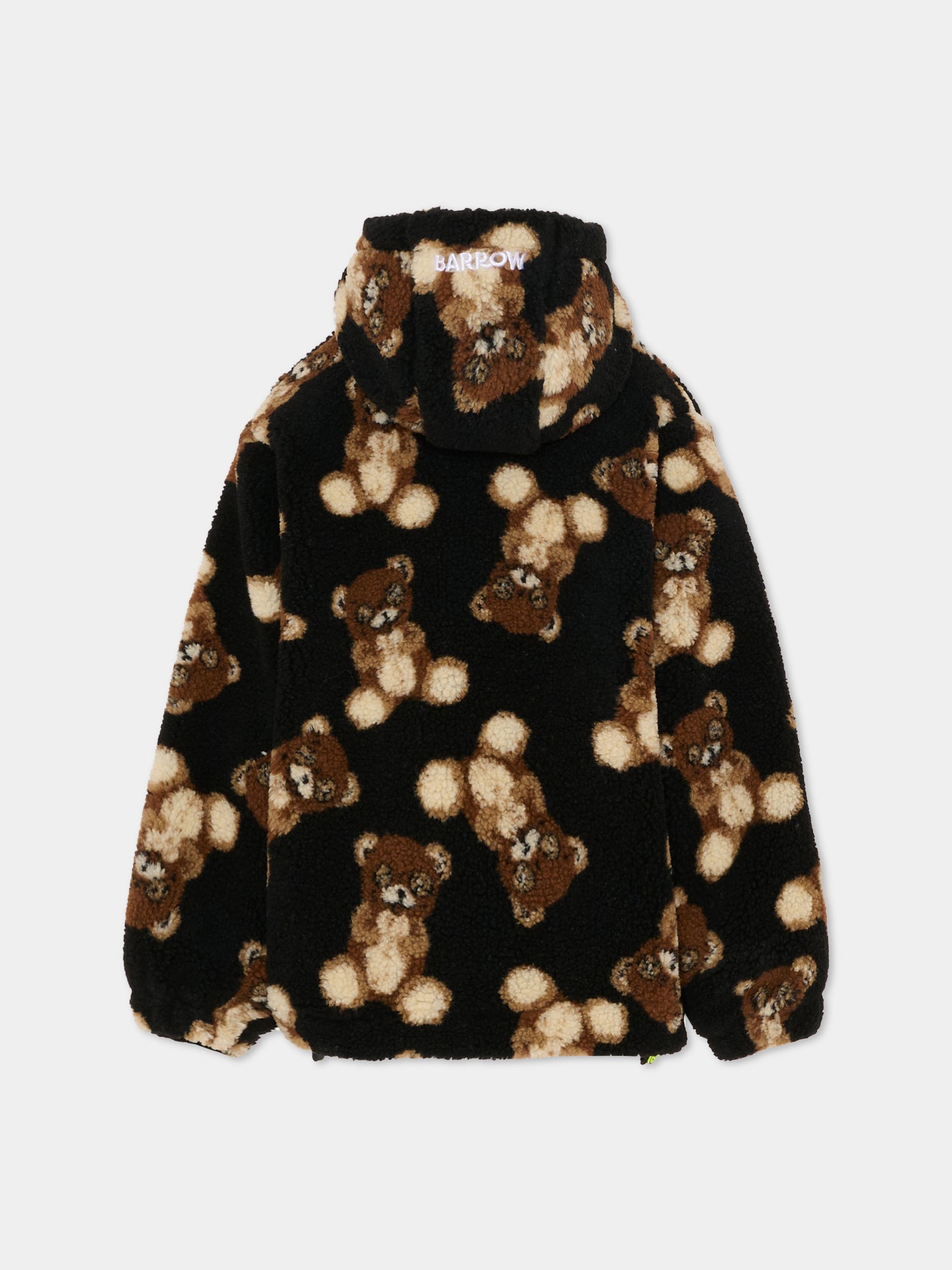 Ecopelliccia nera per bambini con logo,Barrow,F5BKJUJK104 110