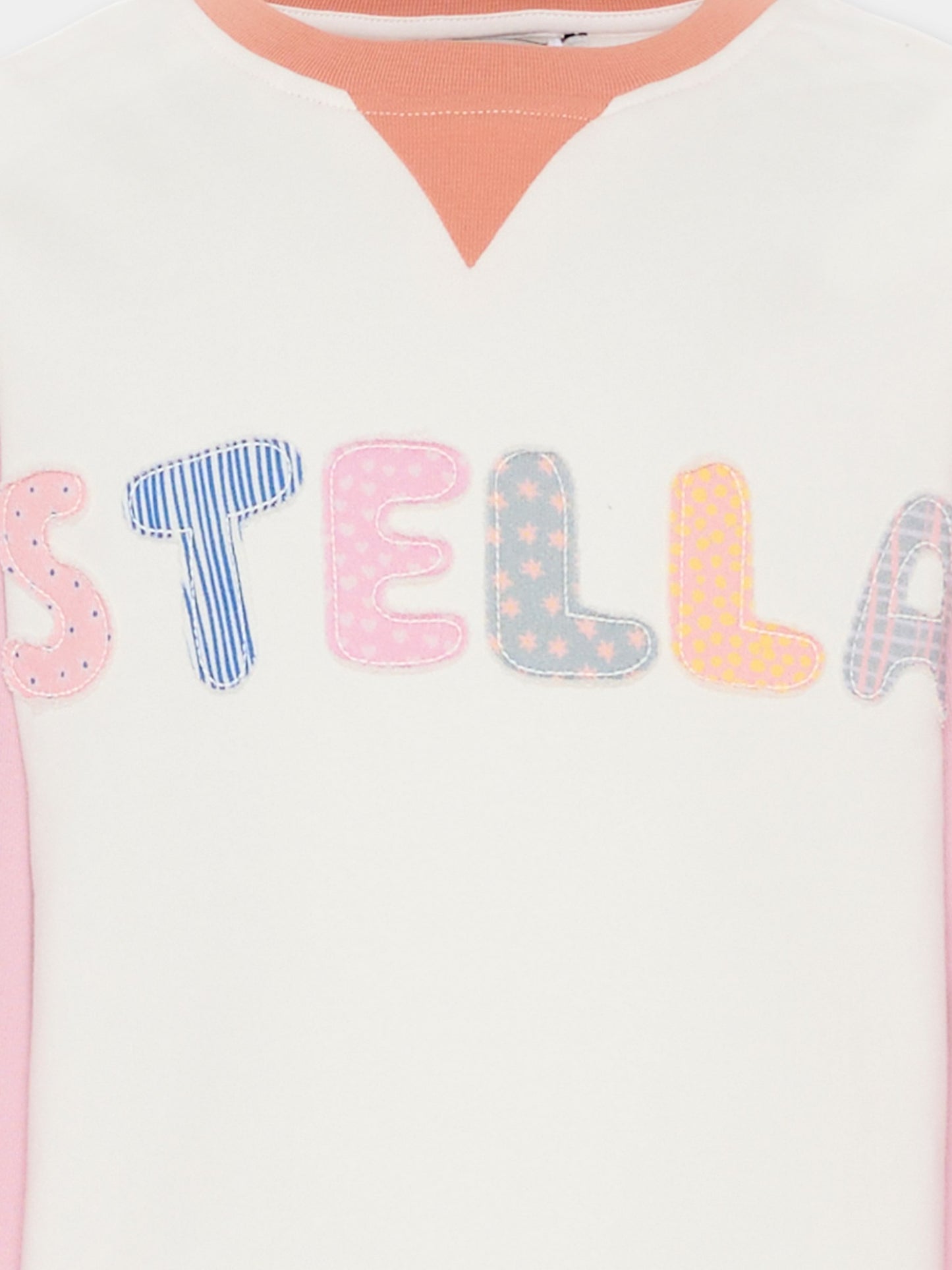 Felpa color block con logo per bambina,Stella Mccartney Kids,TX4B00 Z3059 999