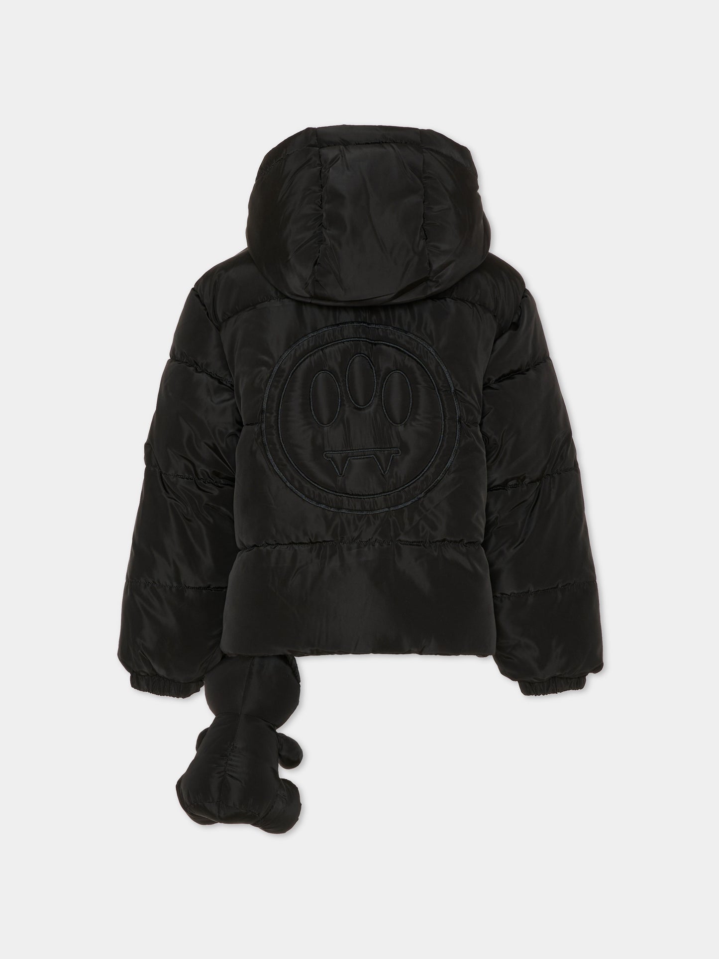 Piumino nero per bambini con orsetto,Barrow,F5BKJUPF031 110
