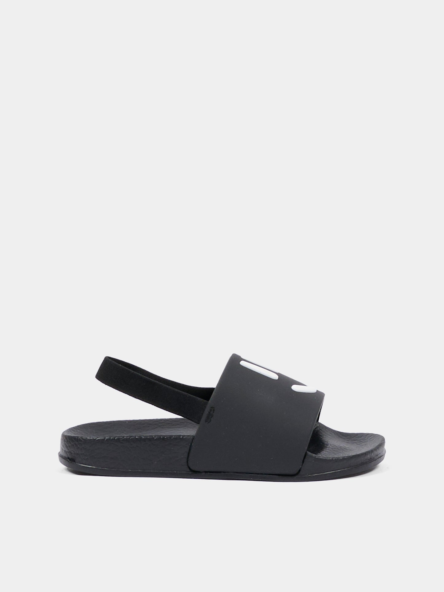 Ciabatte Zhappy nere per bambini con smile,Molo,7S26U201 0099