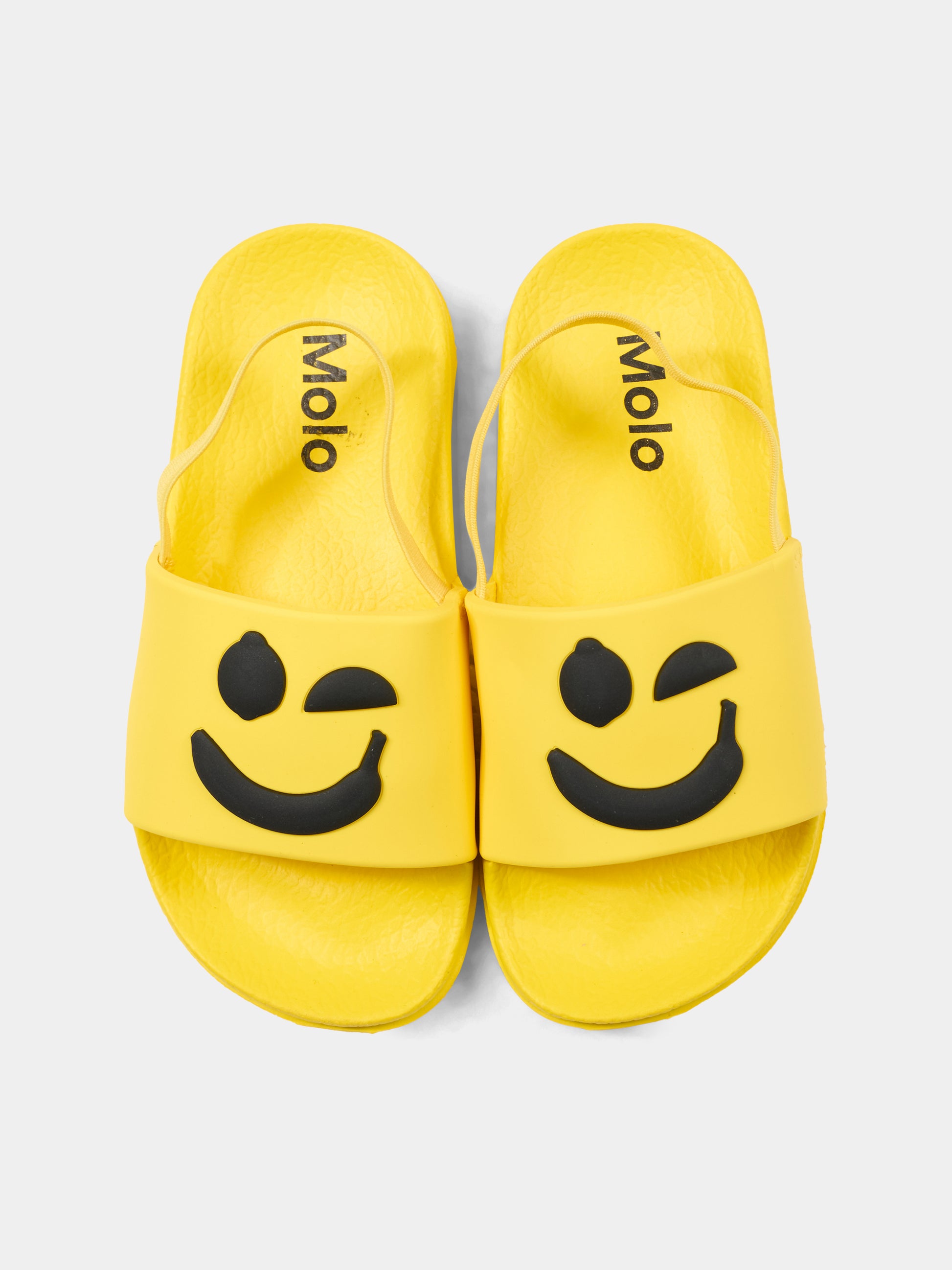 Ciabatte Zhappy gialle per bambini con smile,Molo,7S26U201 5596