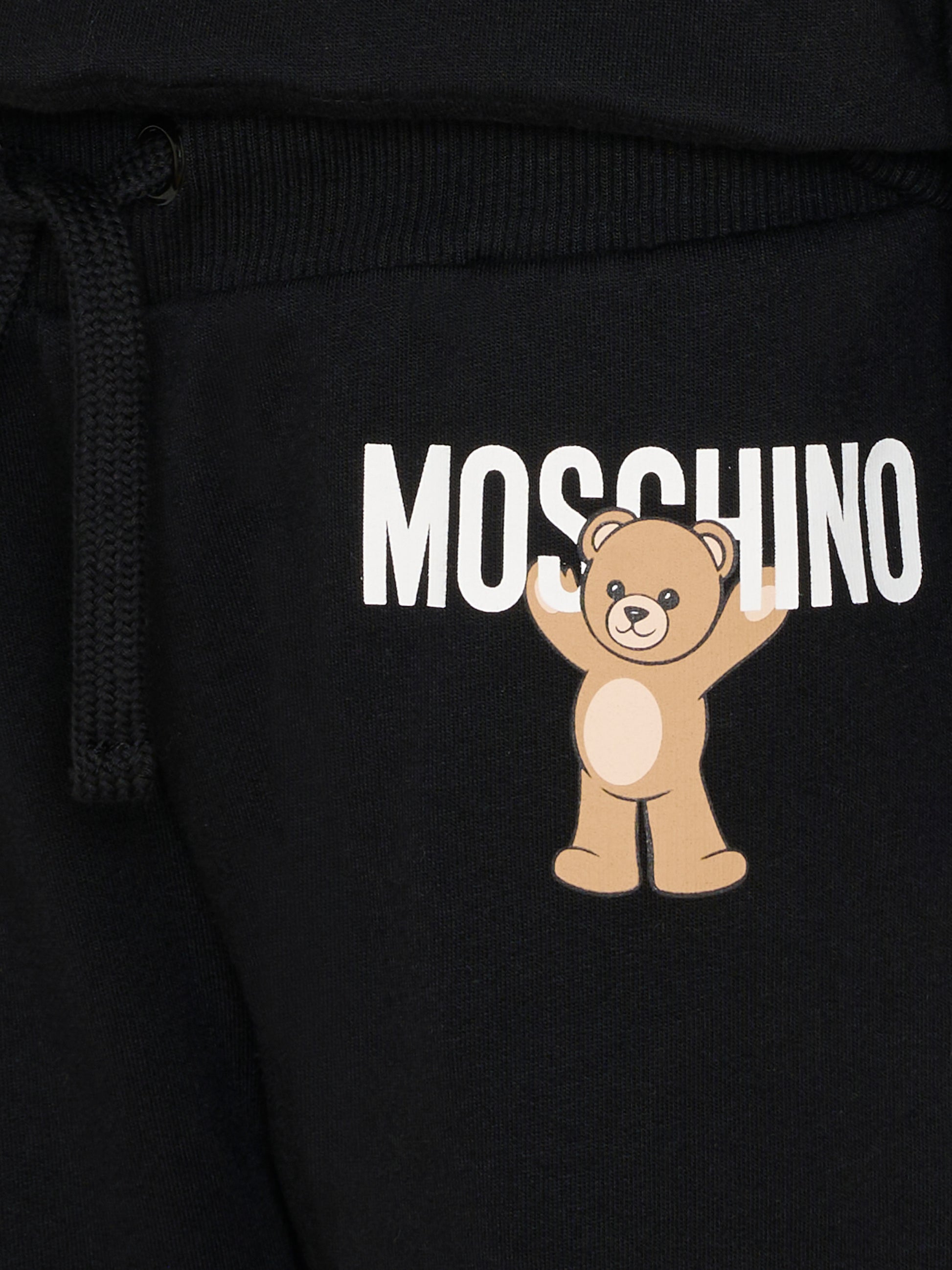 Completo nero per bambini con Teddy Bear,Moschino Kids,HUK04A LCA40 60100