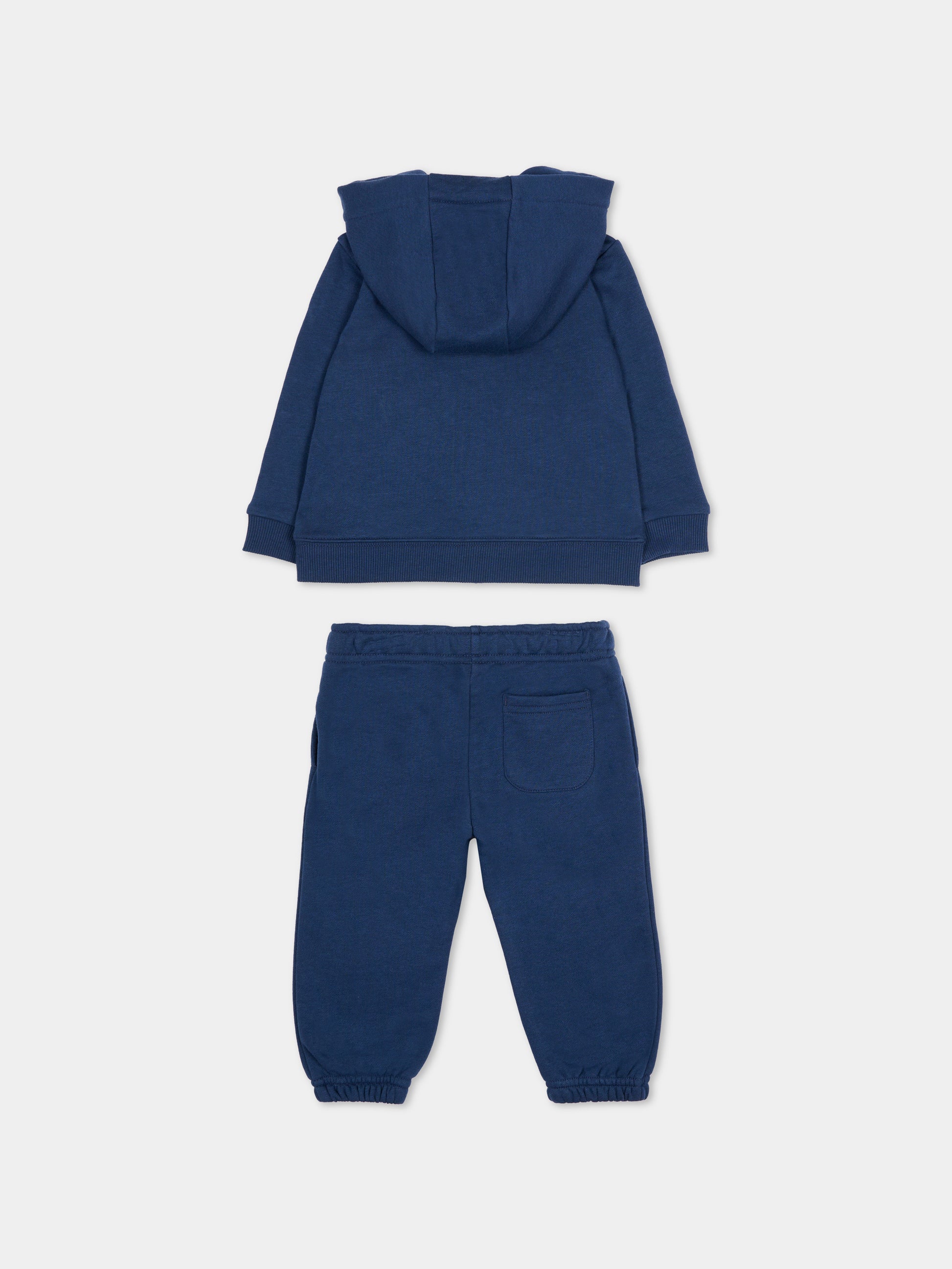 Completo blu per neonato con logo giallo,New Balance,LAKB0308I NNY