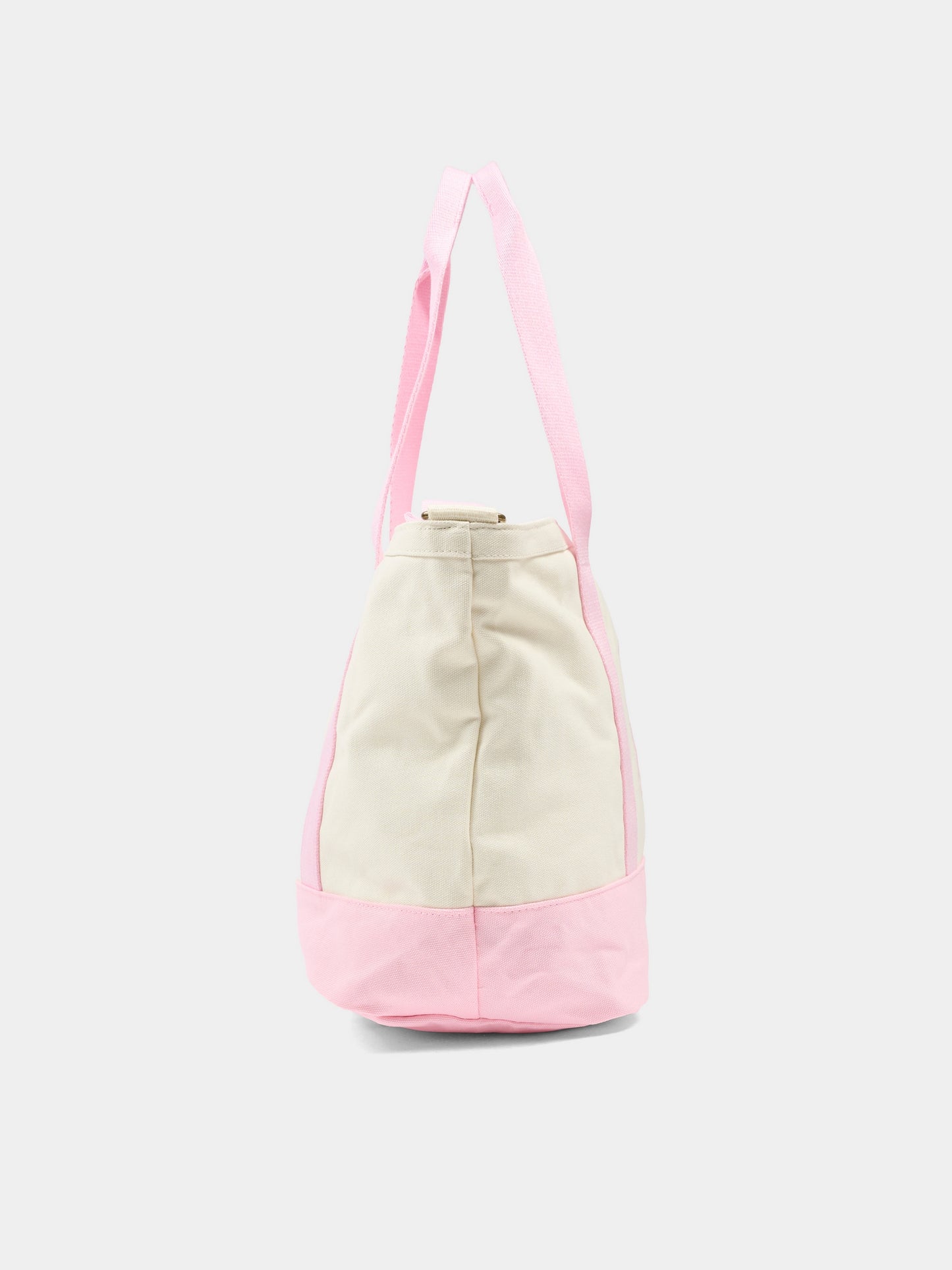 Borsa avorio per bambina con cavallino rosa,Ralph Lauren Kids,9AR023 W2Q