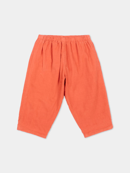 Pantaloni arancioni per neonati,Bonpoint,W06ZPAW00006 035C