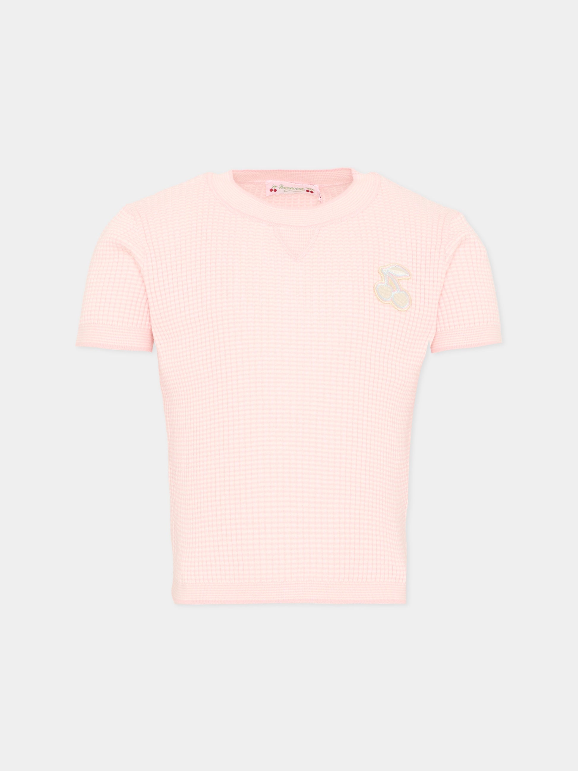 Maglia rosa per bambina,Bonpoint,P06GJUK00001 220A