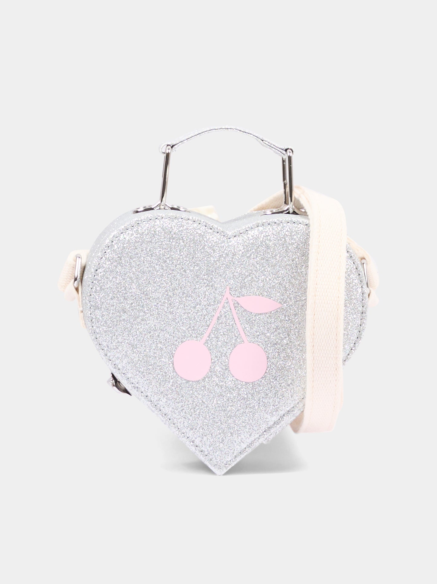 Borsa argento a forma di cuore per bambina,Bonpoint,P06GBAW00001 089