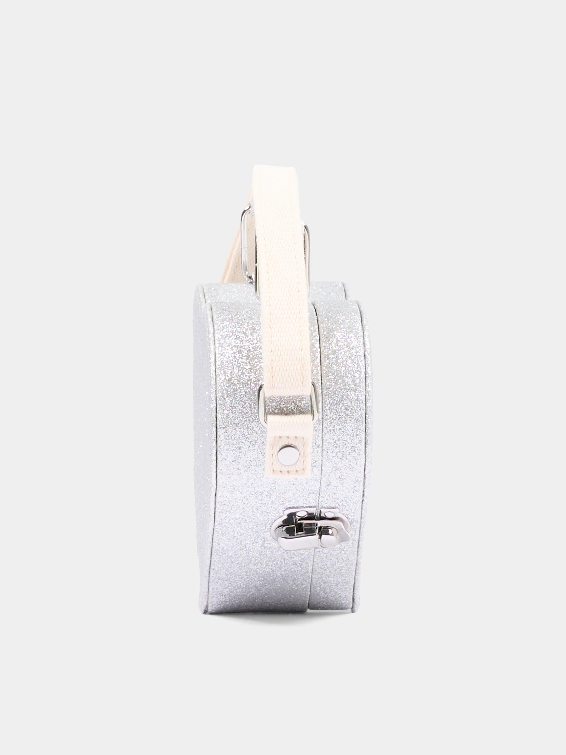 Borsa argento a forma di cuore per bambina,Bonpoint,P06GBAW00001 089