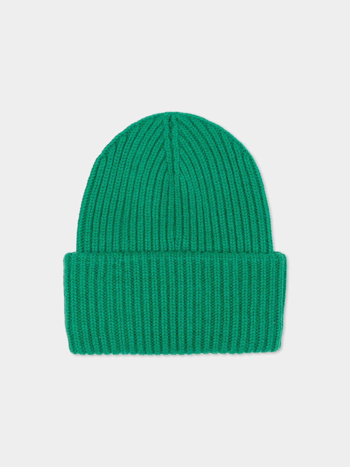 Berretto verde per bambini con logo,Mc2 Saint Barth,BRR0001 00813E