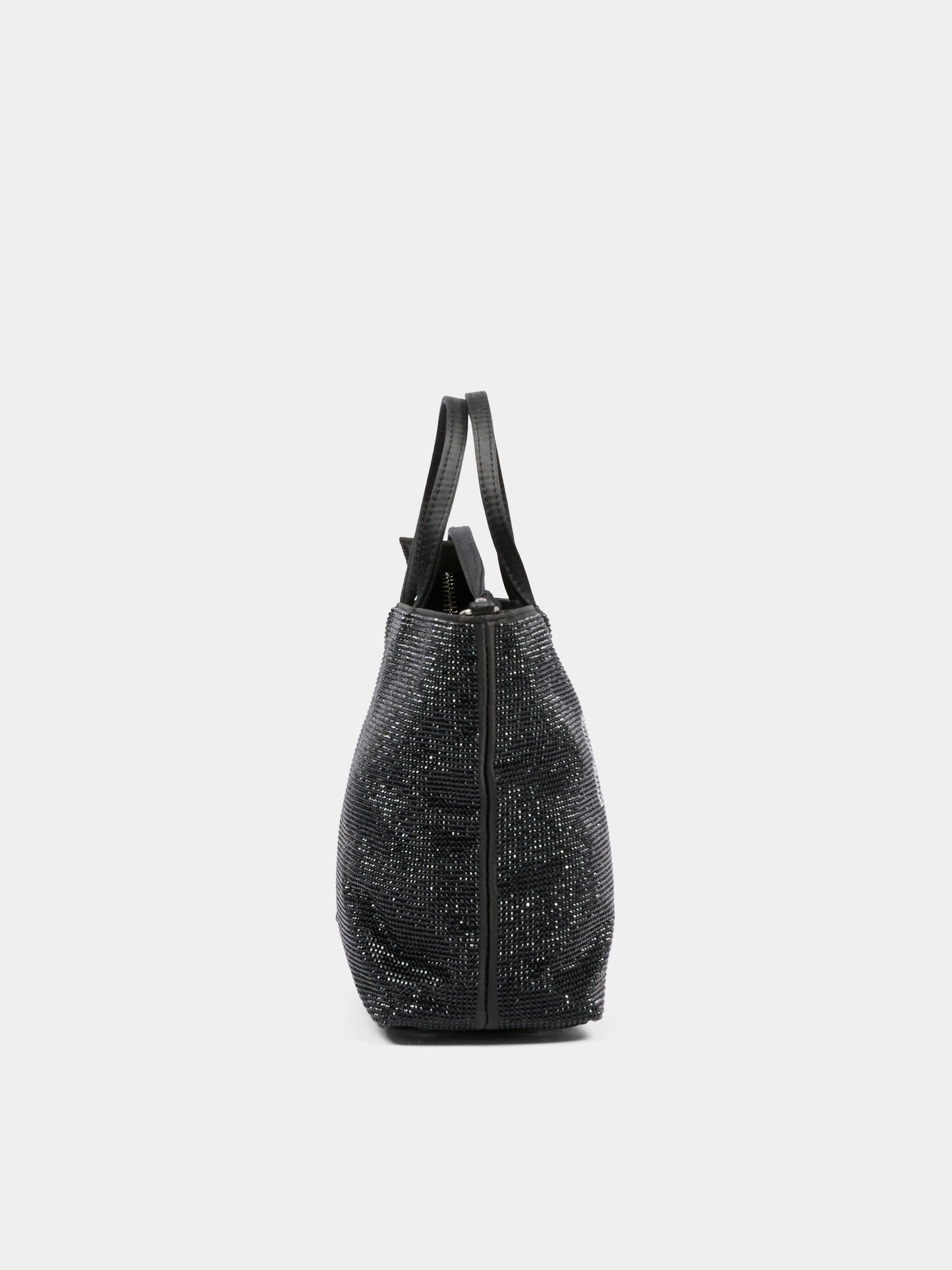 Borsa nera per bambina con strass,Mc2 Saint Barth,SBM0001 01439G