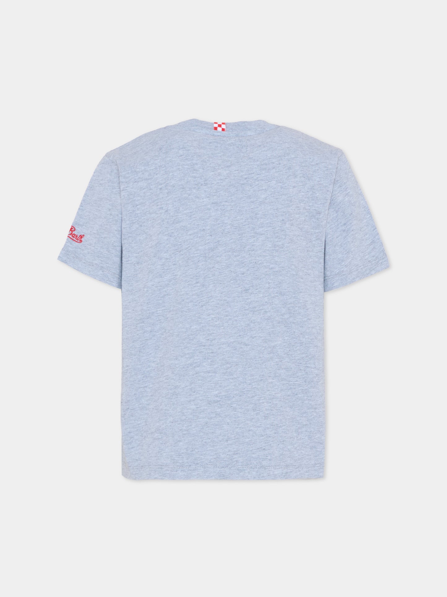 T-shirt grigia per bambino con trattore,Mc2 Saint Barth,CAM0001 00864I