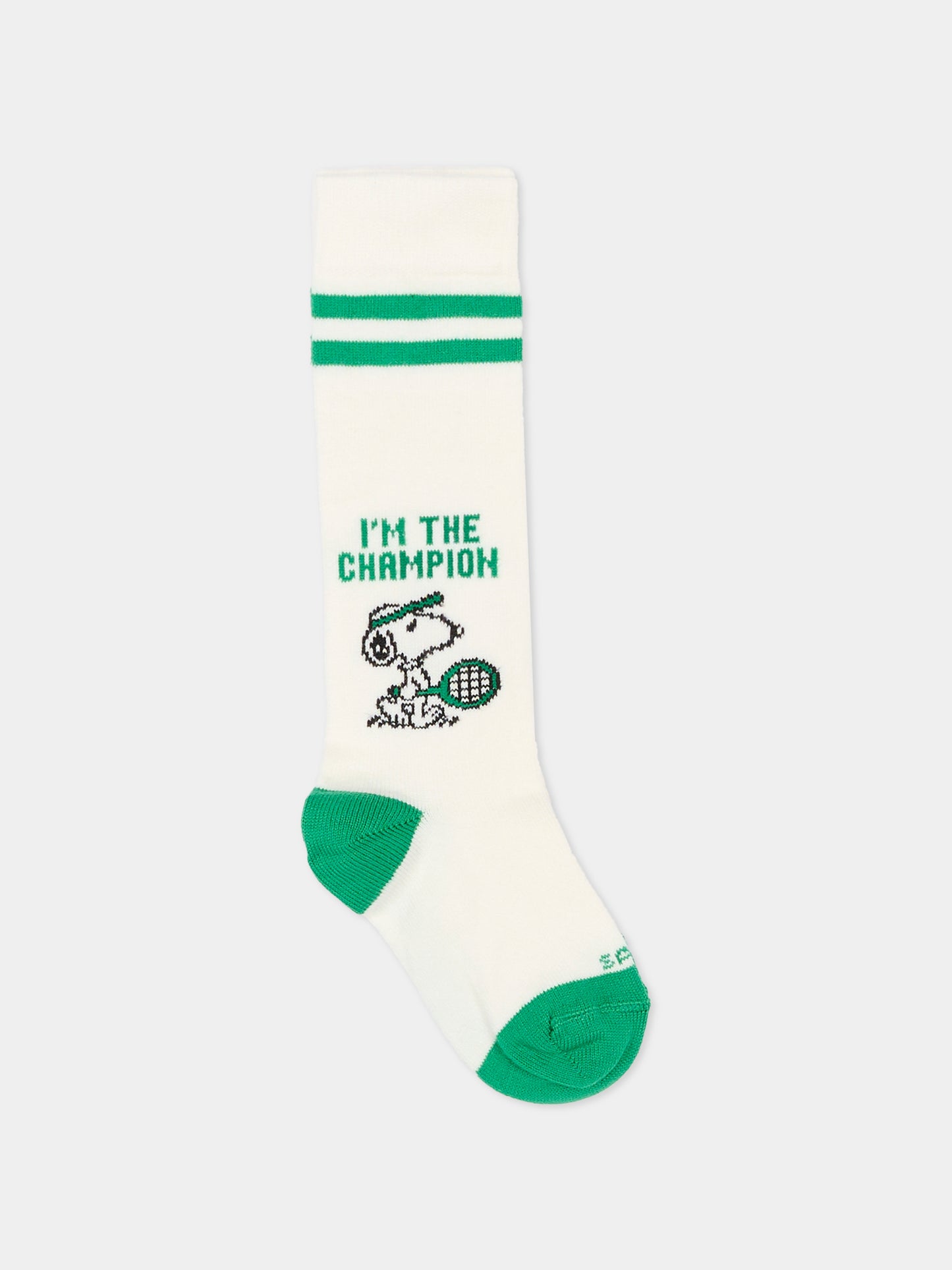 Calze avorio per bambino con Snoopy,Mc2 Saint Barth,SOX0002 10299E