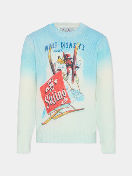 Maglione azzurro per bambino con Pippo,Mc2 Saint Barth,DOU0012 01985G