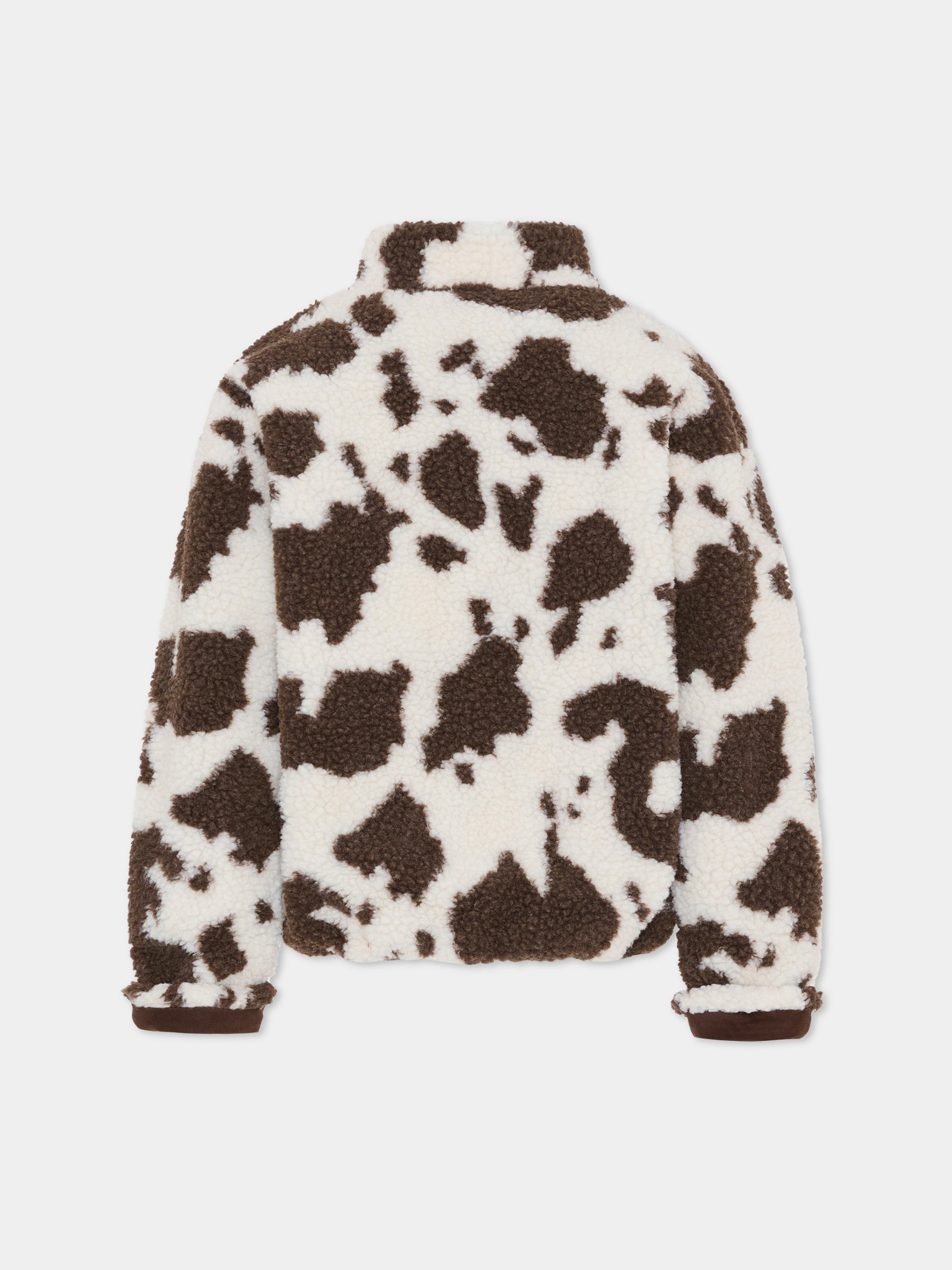 Ecopelliccia multicolor per bambina con stampa animalier,Mc2 Saint Barth,JYA0001 00198I