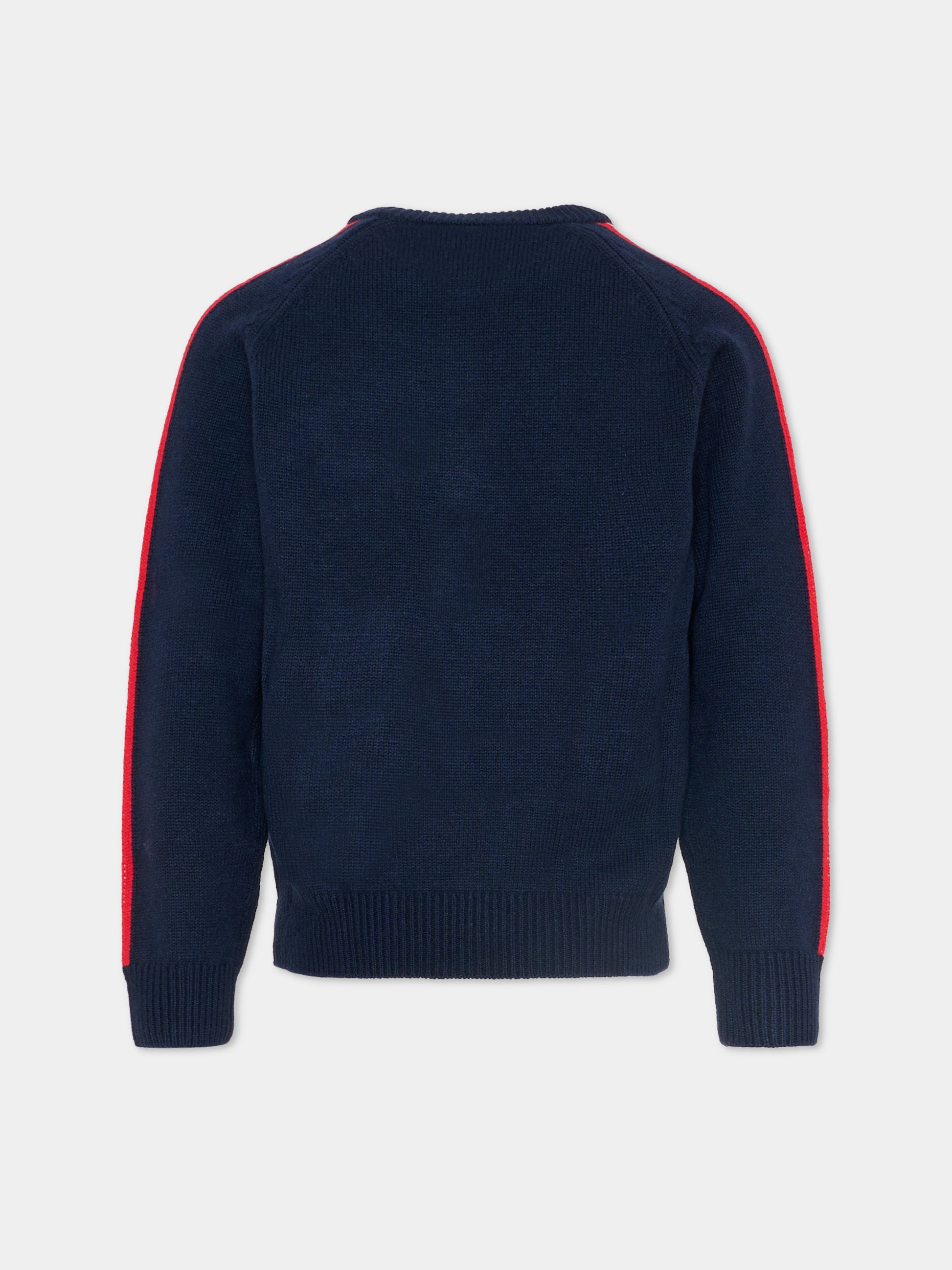 Maglione blu per bambino con Snoopy,Mc2 Saint Barth,DOU0016 00082I