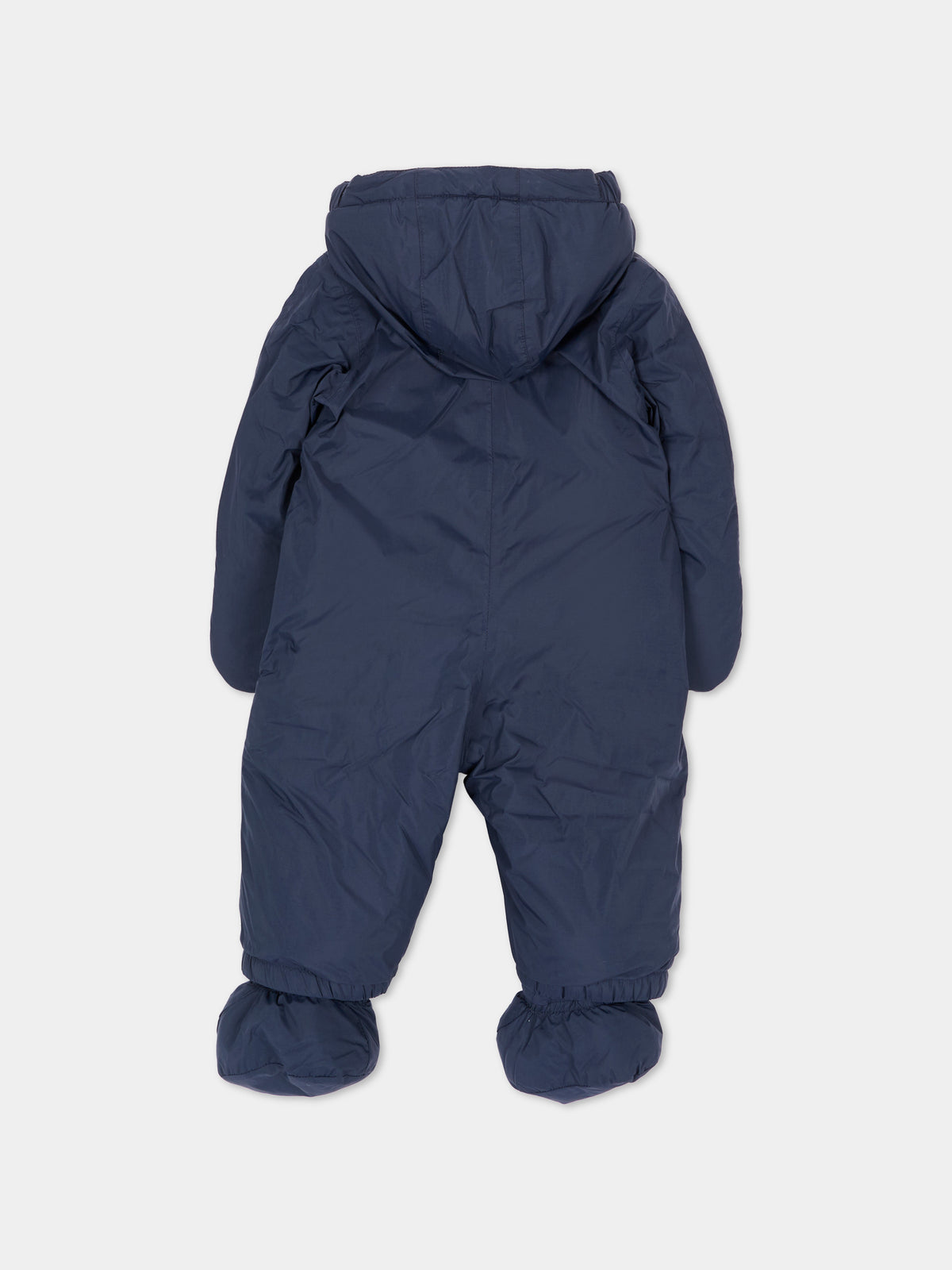 Piumino blu Le Vrai 4.0 Snotty Orsetto per neonati con logo,K-way,K8134PW K89