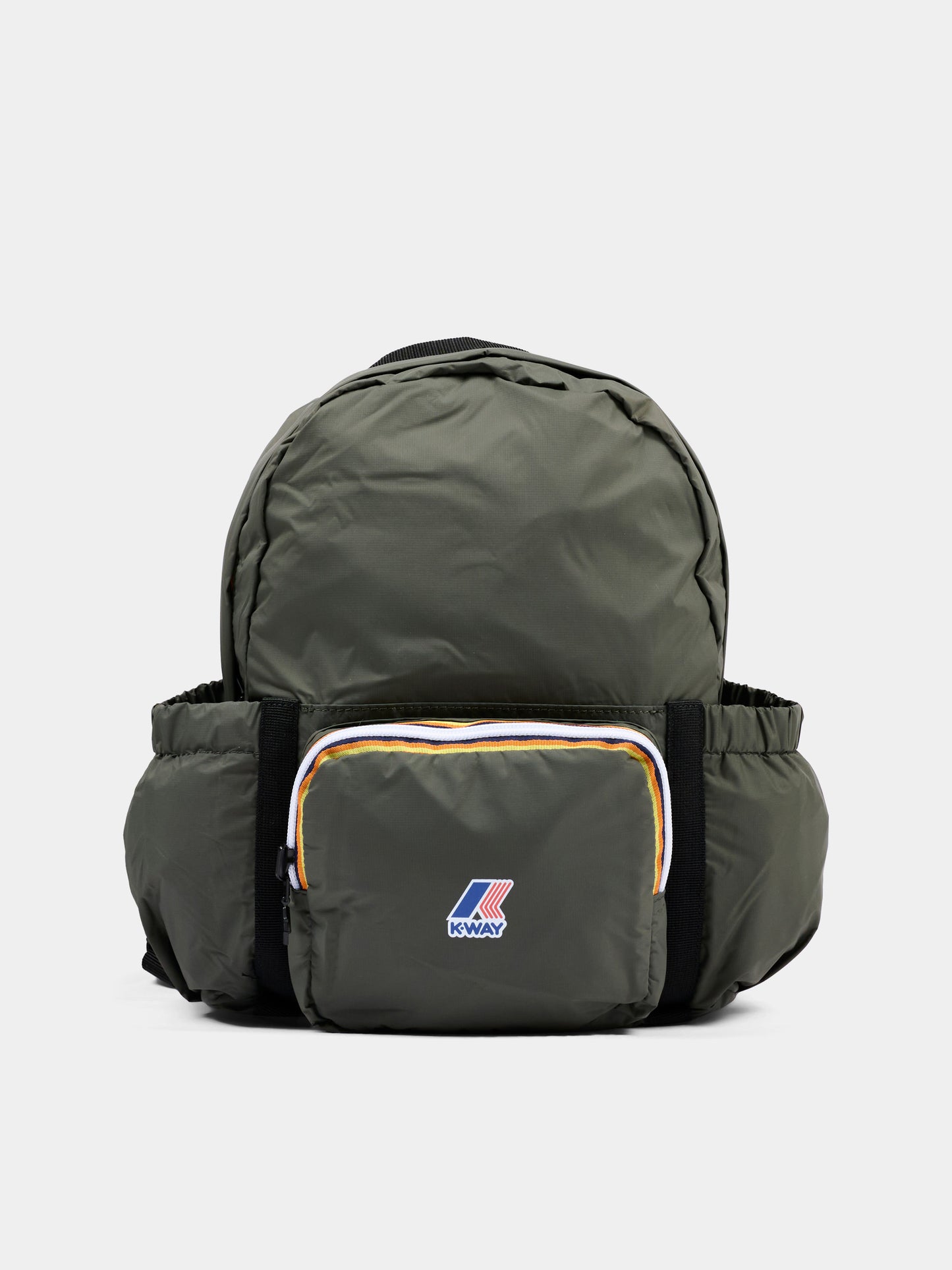 Zaino verde per bambini con logo,K-way,K81421W WMR