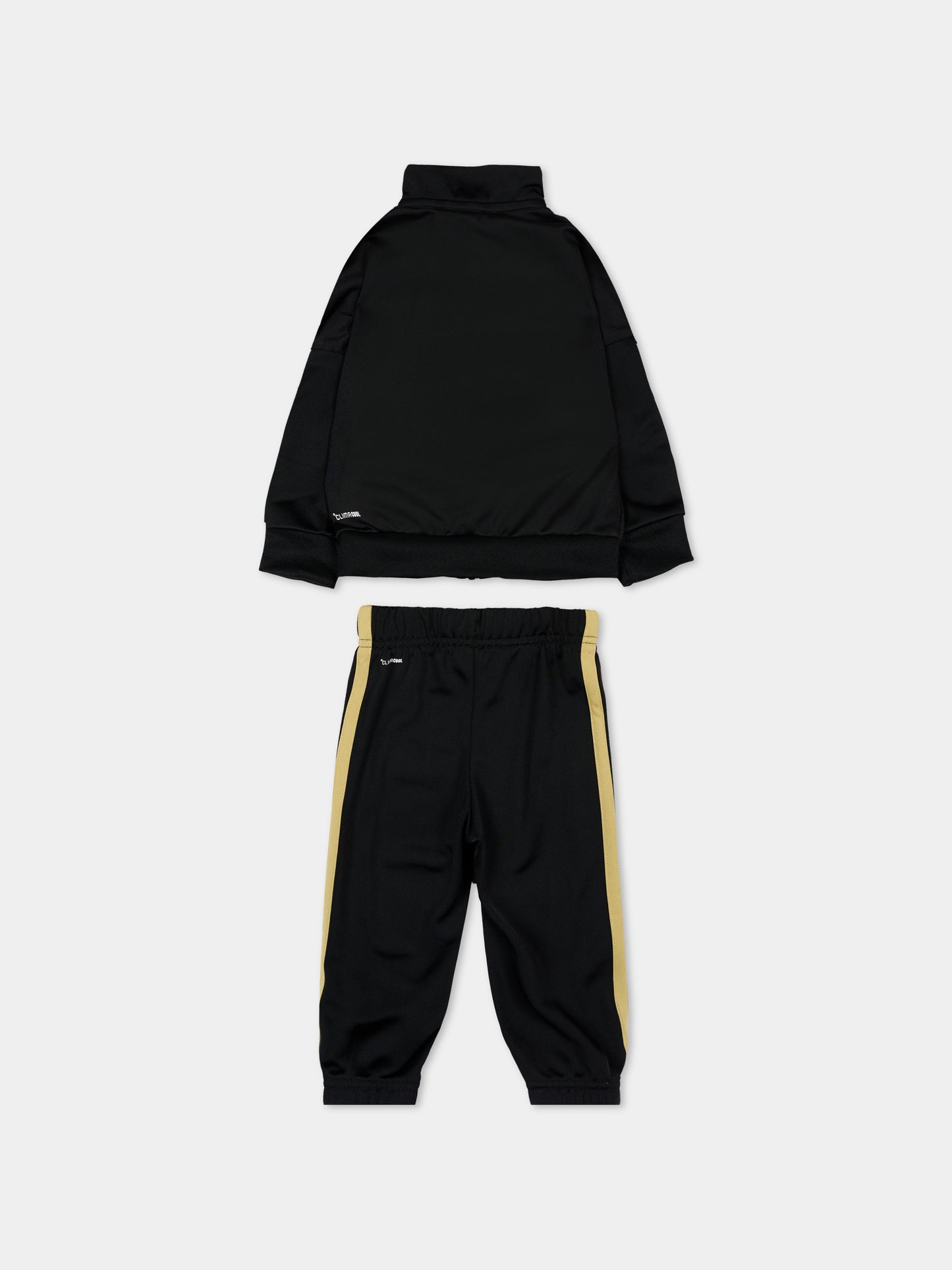 Completo sportivo lungo nero per neonato,Adidas,JC8857