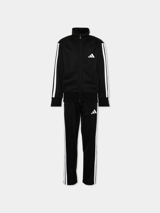 Completo sportivo lungo nero per neonato,Adidas,JD6502