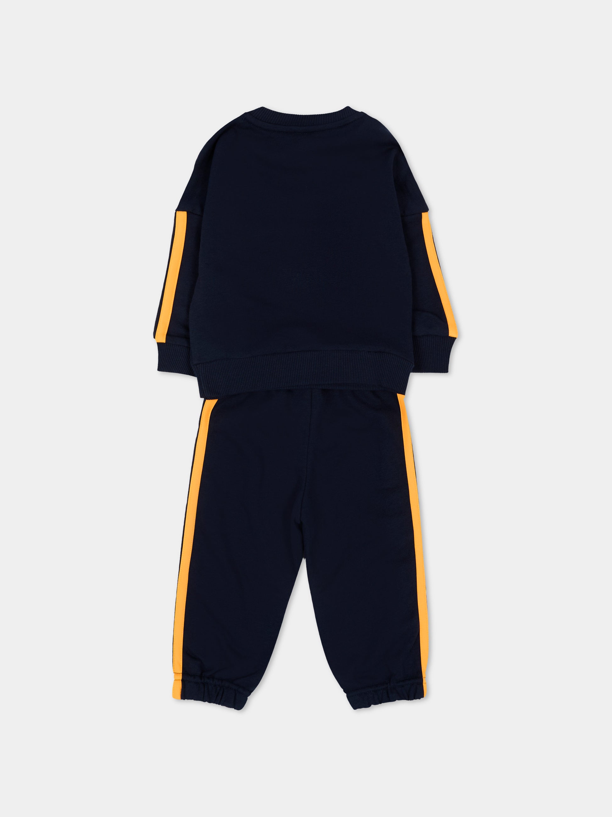 Completo sportivo lungo blu per neonato,Adidas,KG2947