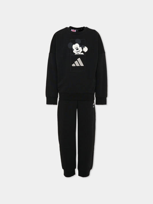 Completo sportivo lungo nero Disney per bambino,Adidas,KG6127