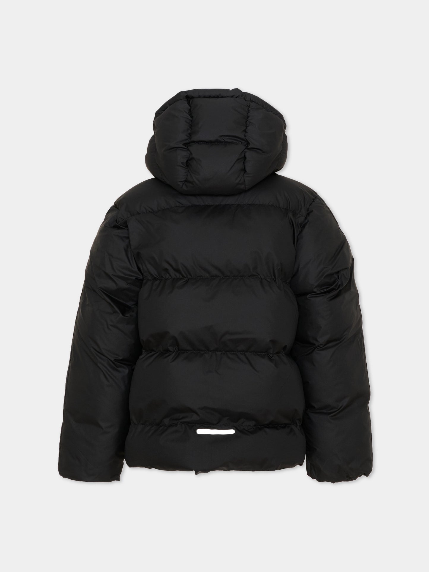 Piumino nero per bambini con cappuccio,Adidas,KH0197