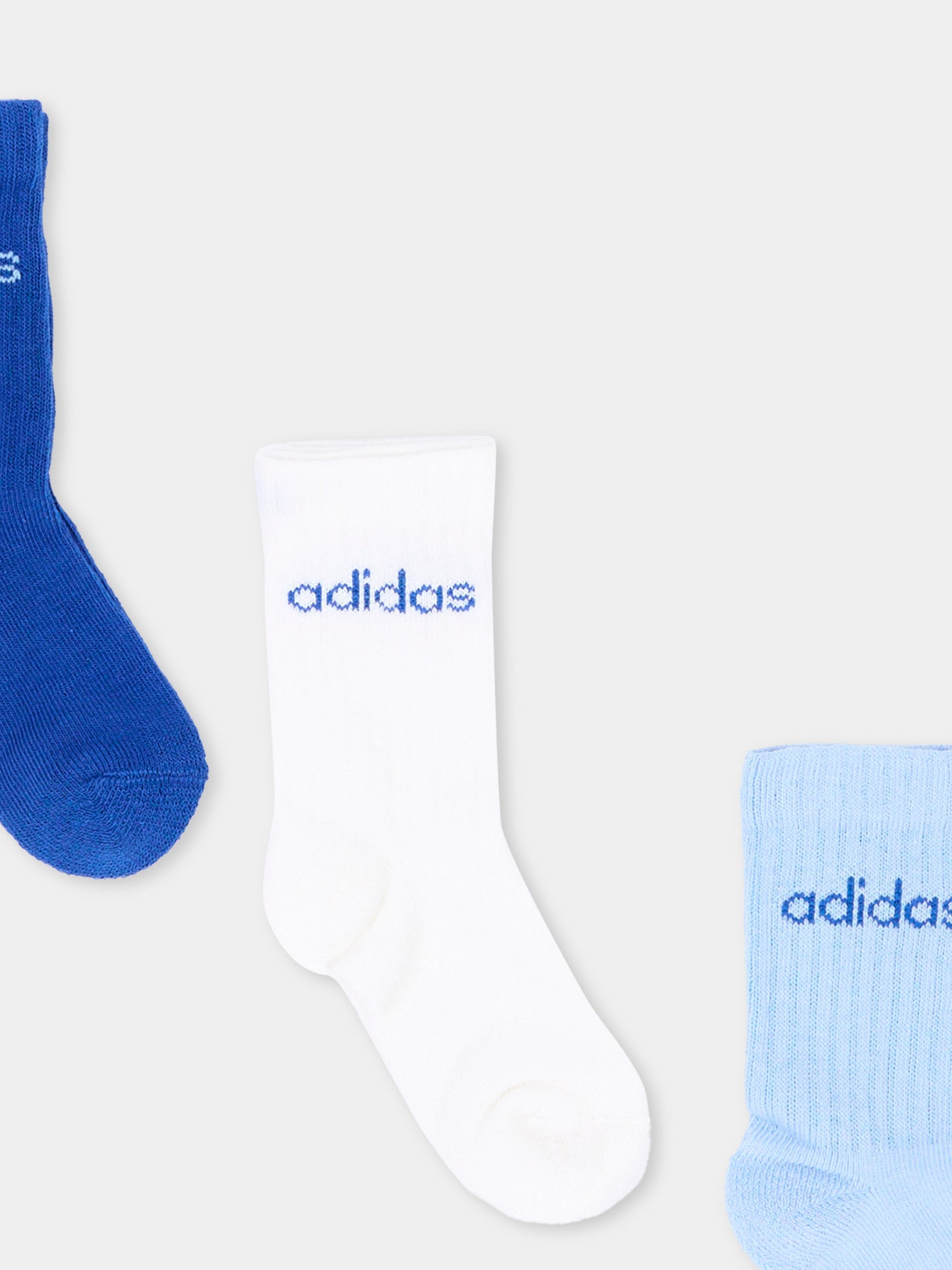 Calze Spugna multicolor con logo per bambino,Adidas,KQ9237