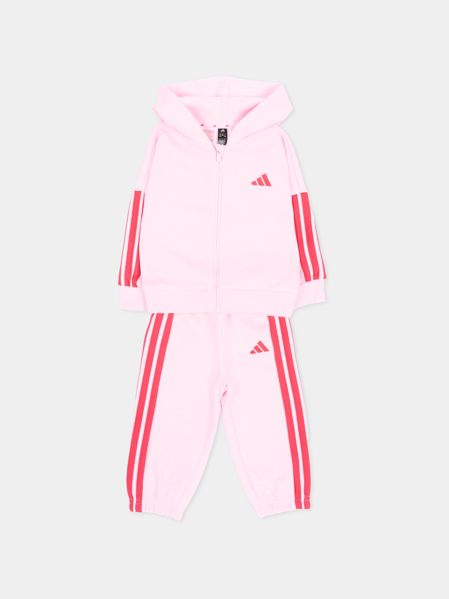 Completo sportivo lungo rosa per neonata,Adidas,KR9317