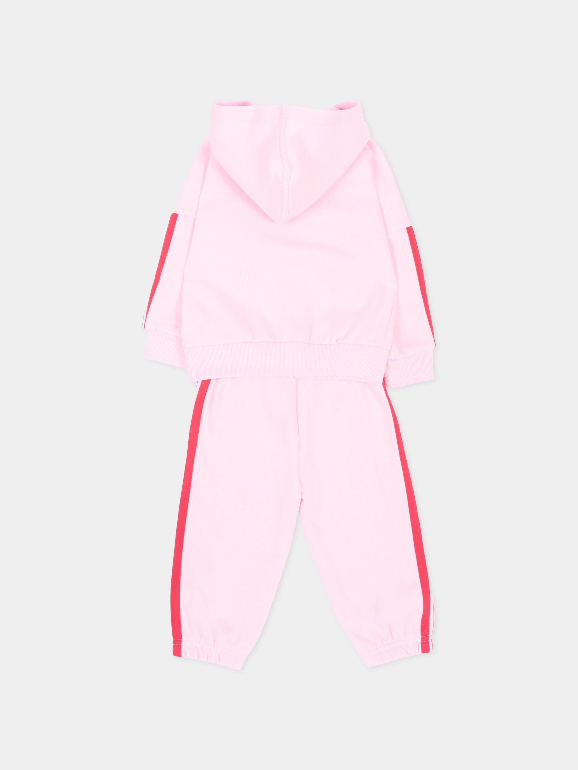 Completo sportivo lungo rosa per neonata,Adidas,KR9317