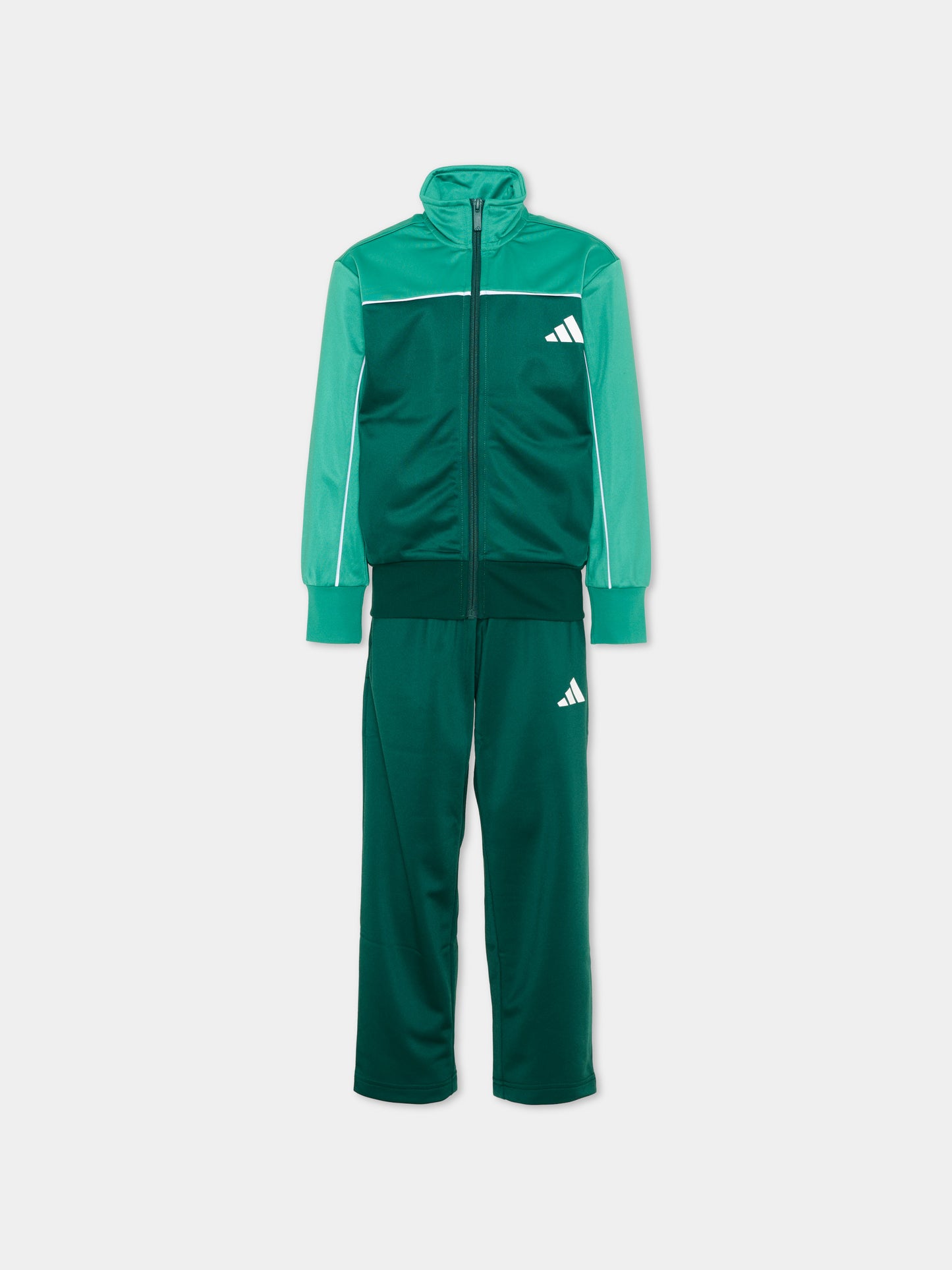 Completo sportivo lungo verde per bambino,Adidas,KT4158