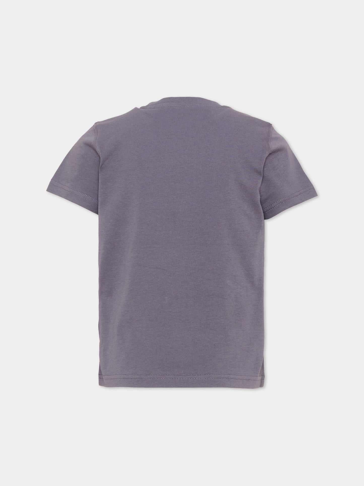 T-shirt grigia per bambino con logo,New Balance,LAKB0297 AA9