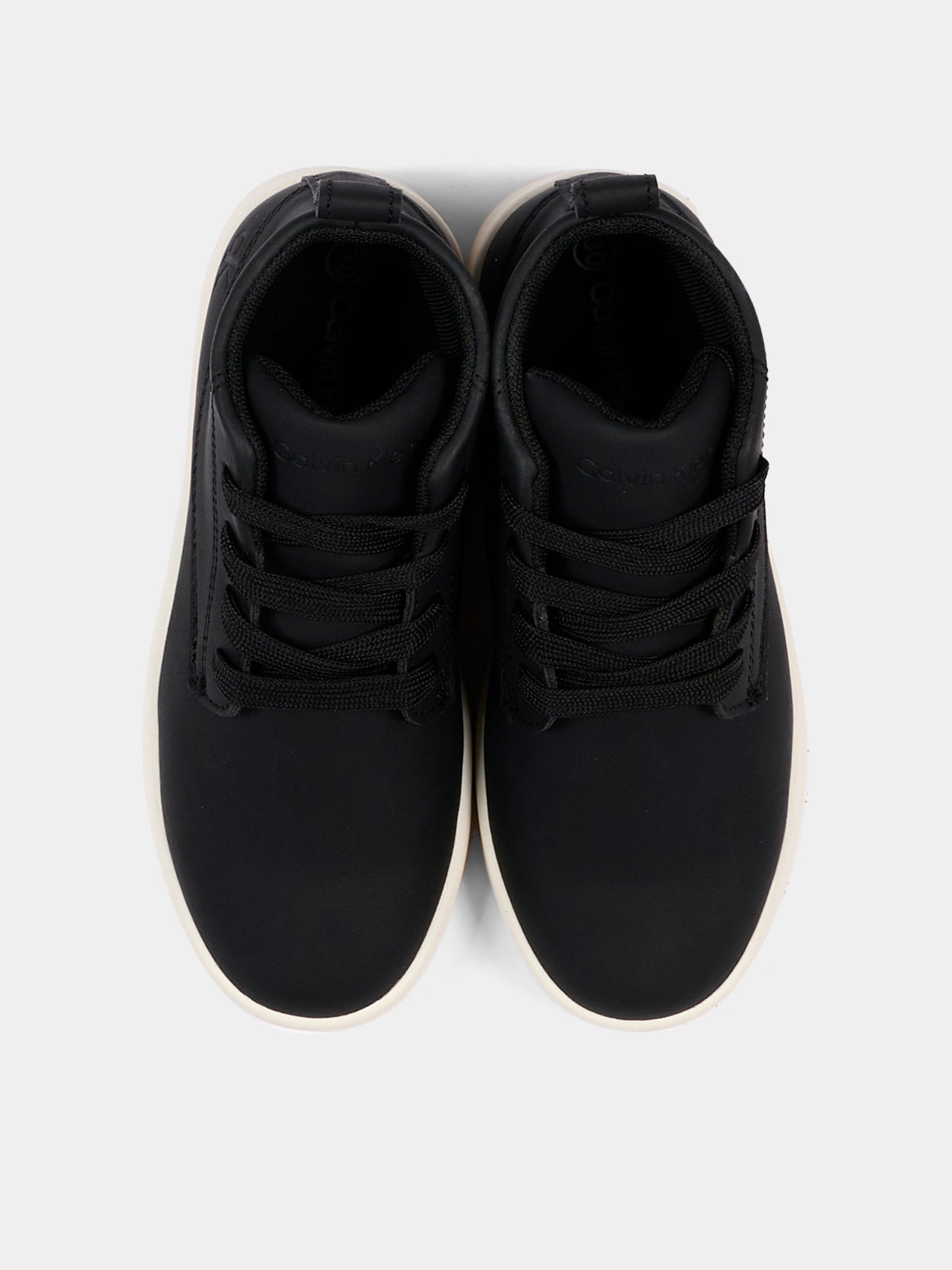 Sneakers alte nere per bambino,Calvin Klein Kids,V3X4 83458 0315999