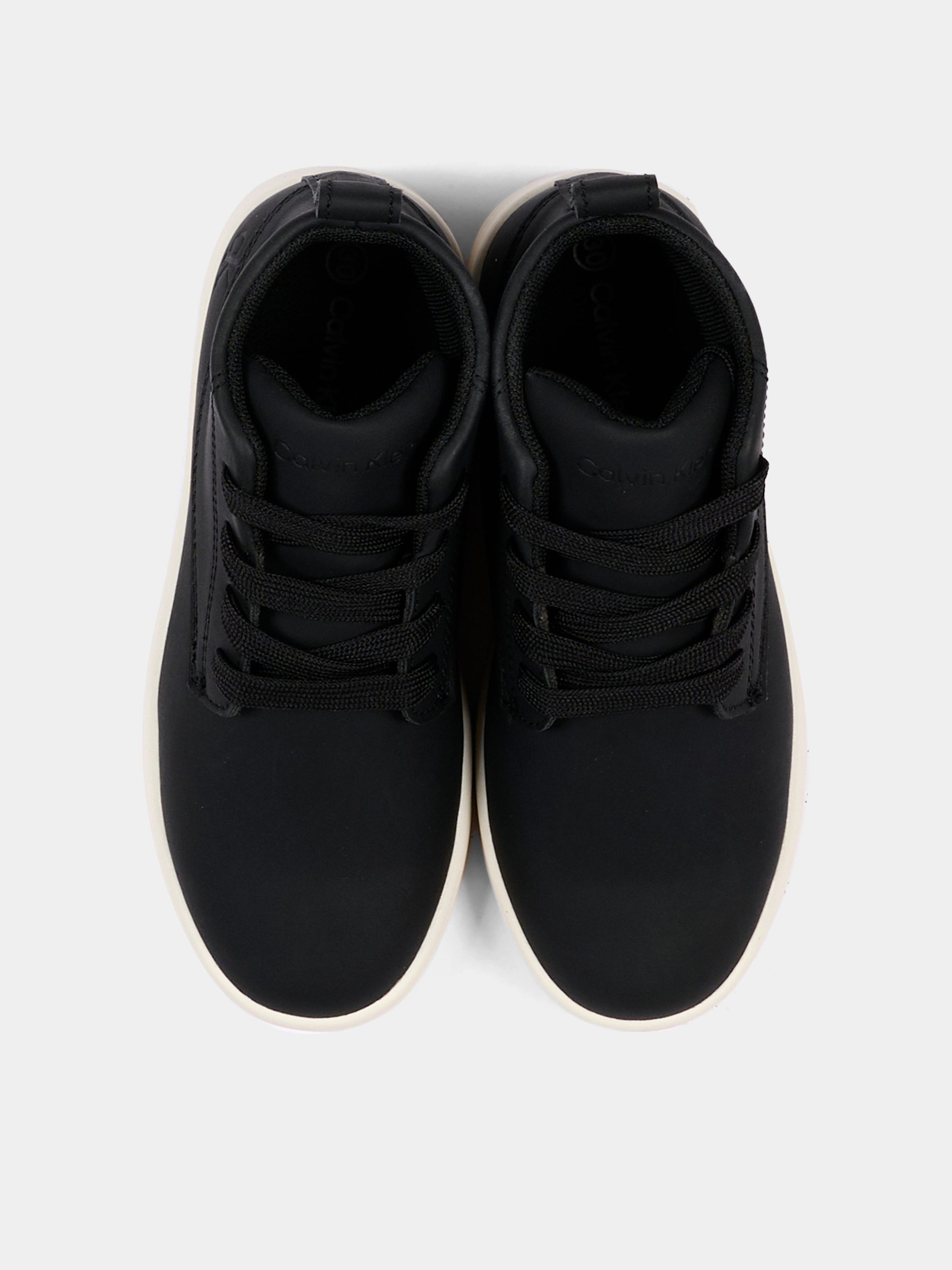 Sneakers alte nere per bambino,Calvin Klein Kids,V3X4 83458 0315999