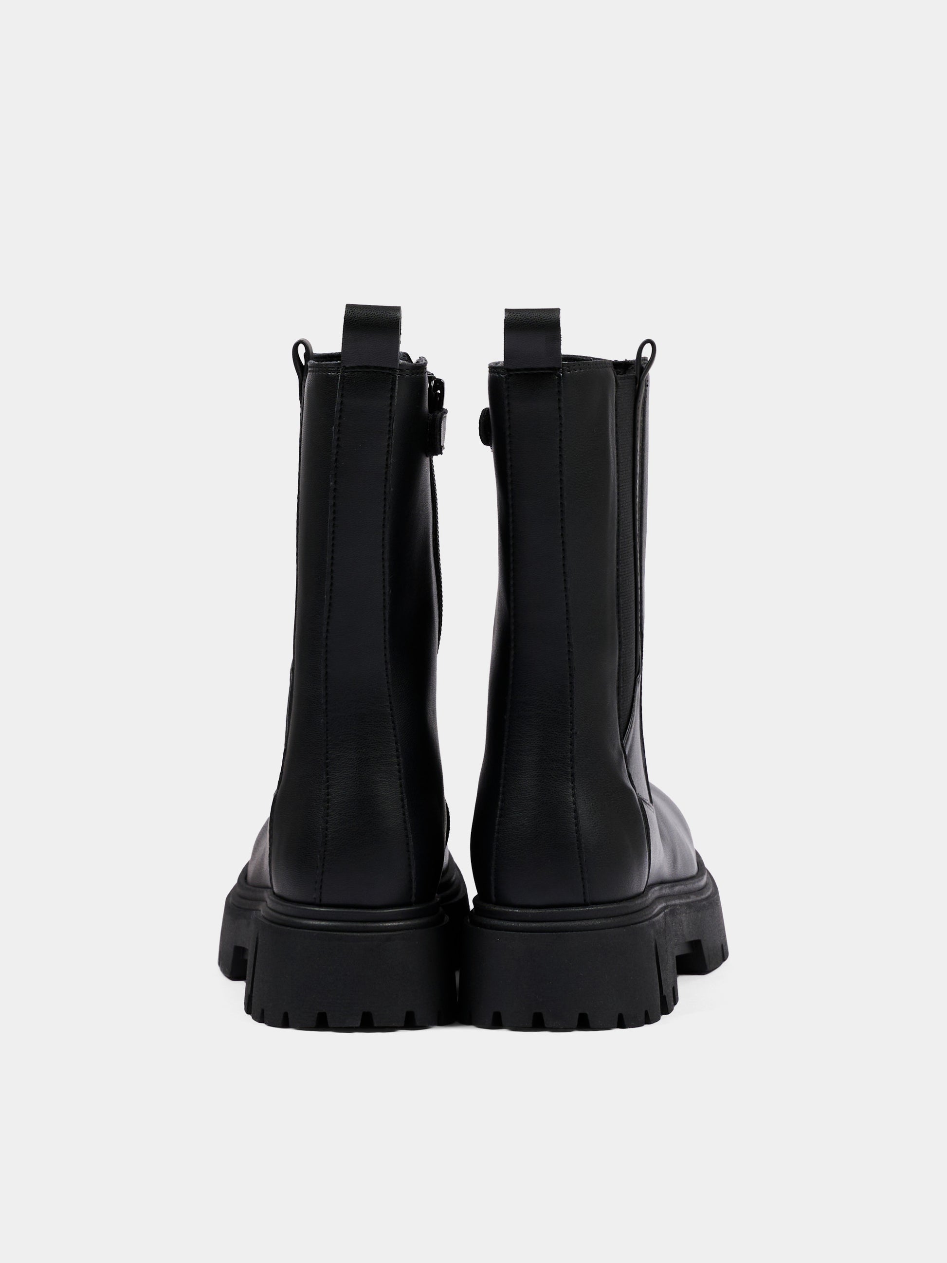 Stivaletti neri per bambina con logo,Calvin Klein Kids,V4A5 83431 1355999